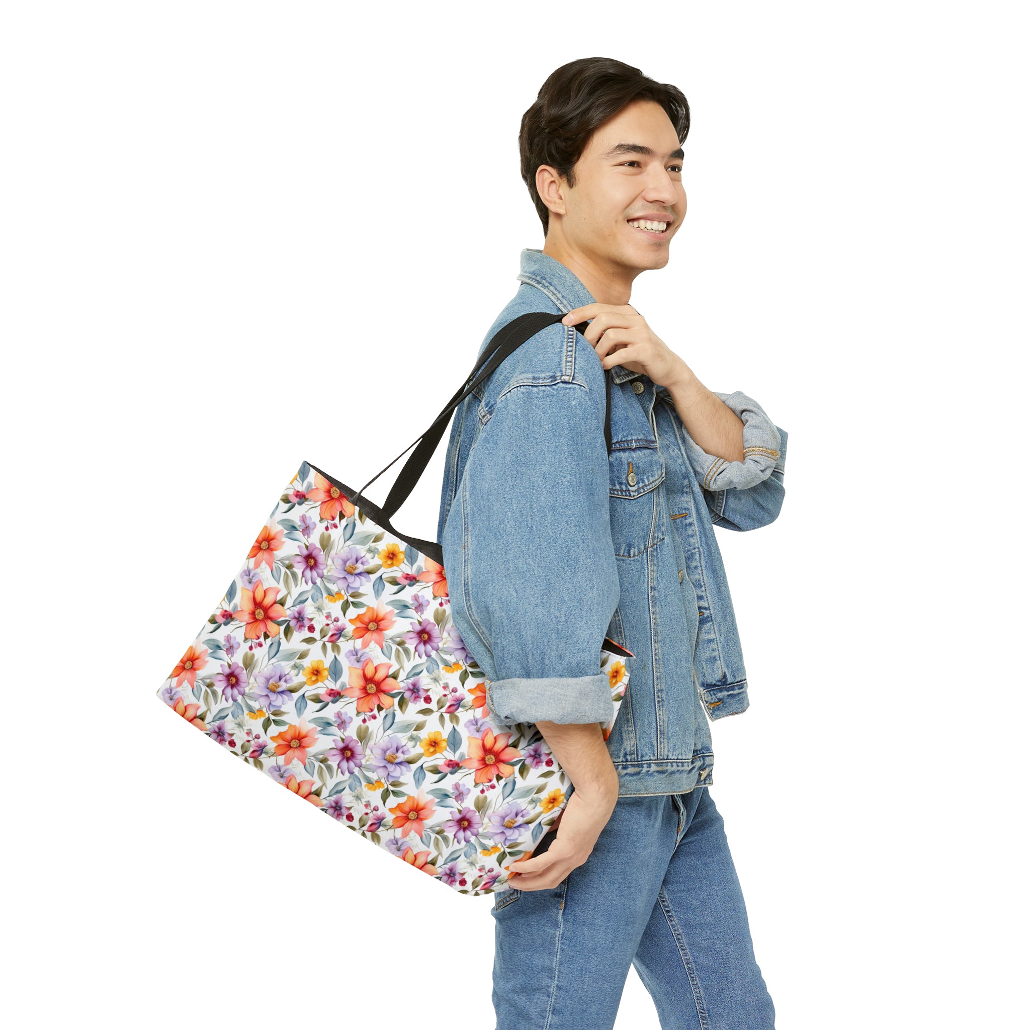 Weekender Tote Bag (AOP) - Seamless Floral Designs 06