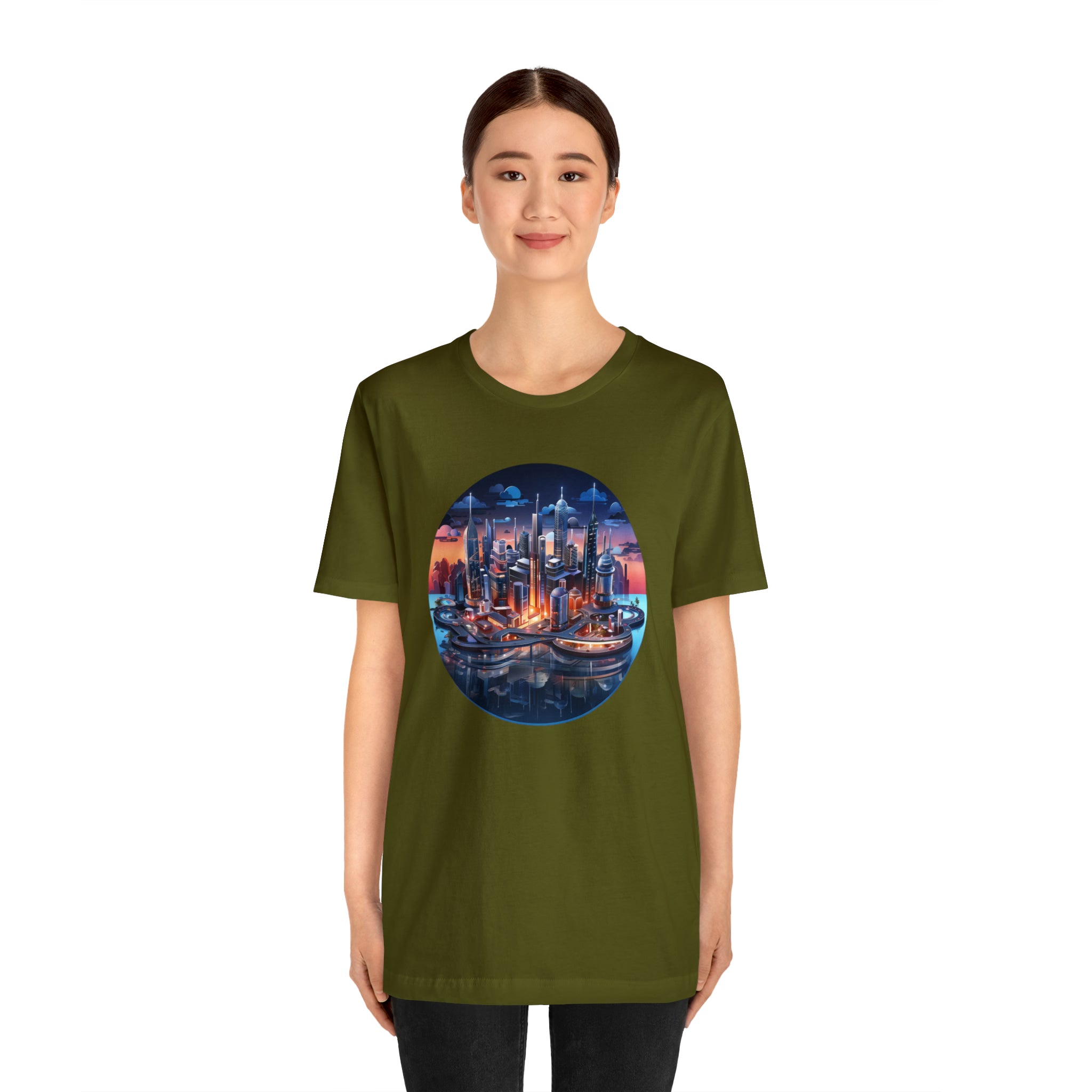 Unisex Jersey Short Sleeve Tee - Isometric Designs 05