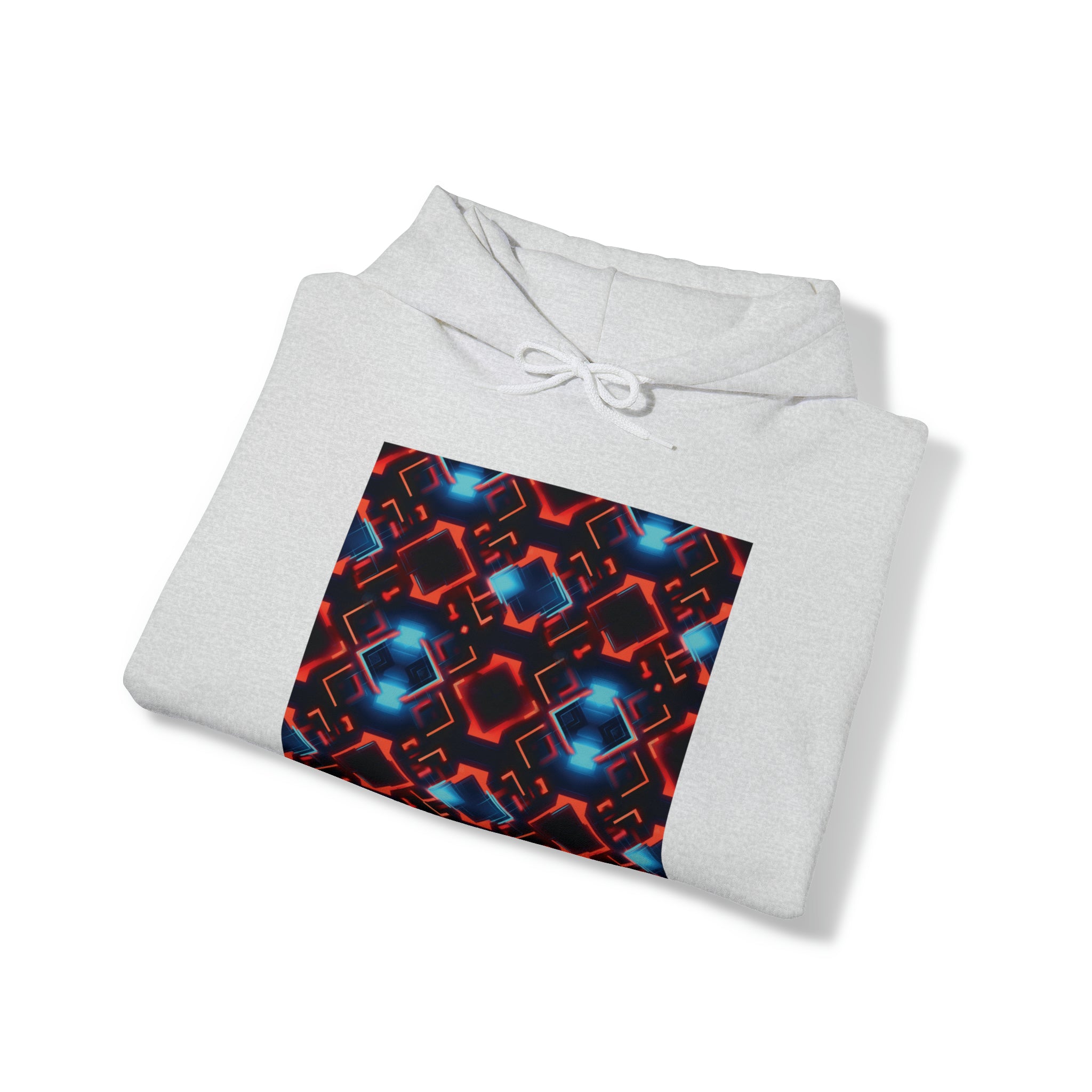 Unisex Heavy Blend™ Hooded Sweatshirt - Abstract Neon Designs 07