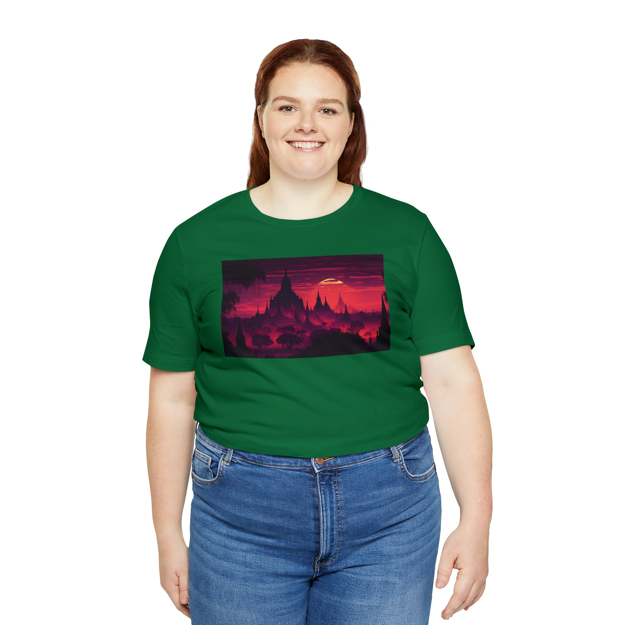 Unisex Jersey Short Sleeve Tee - Bagan, Myanmar