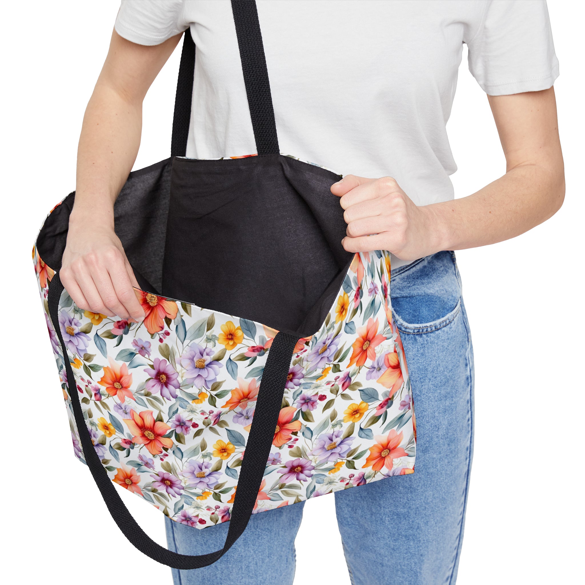 Weekender Tote Bag (AOP) - Seamless Floral Designs 06