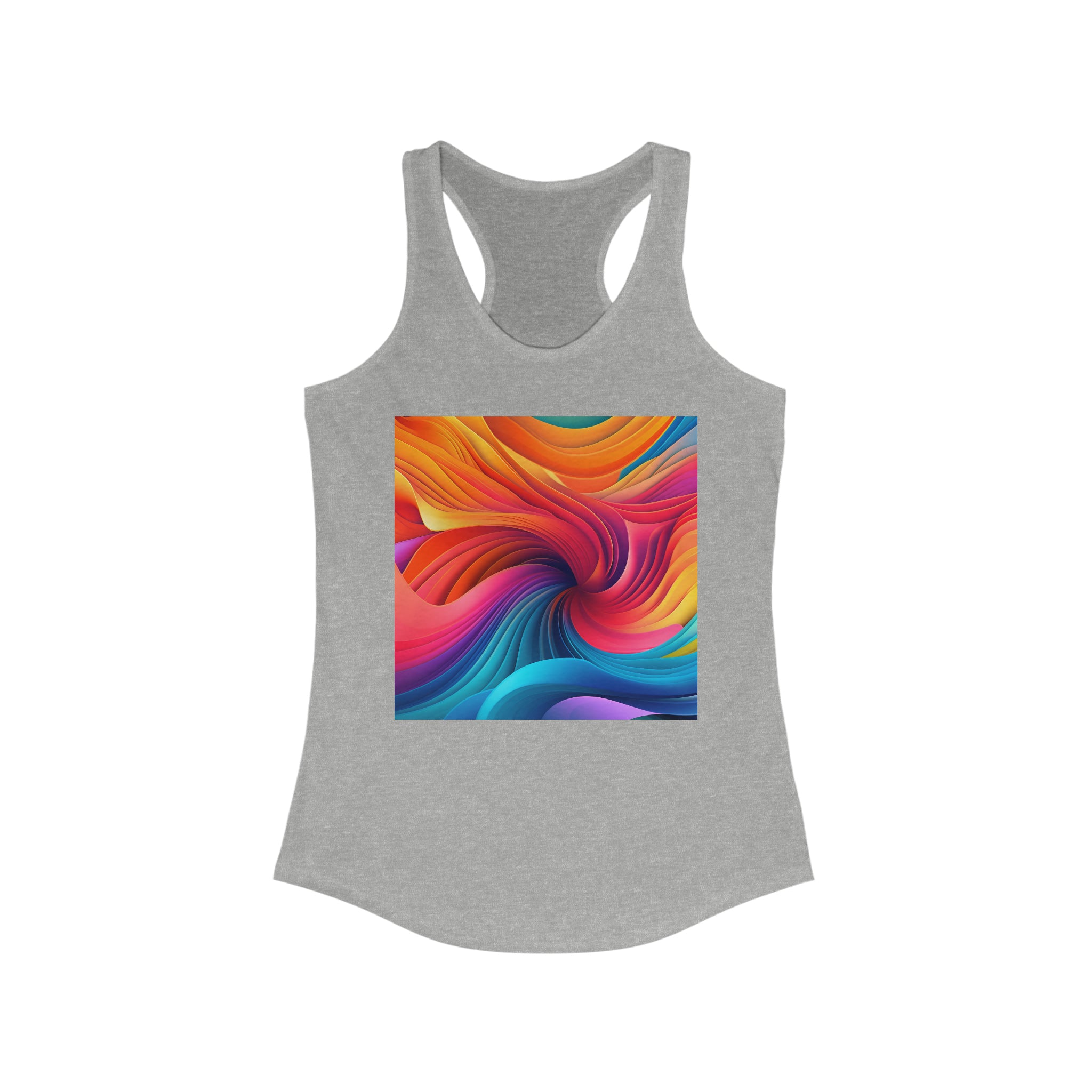 Women's Ideal Racerback Tank - Vector Art Design 05