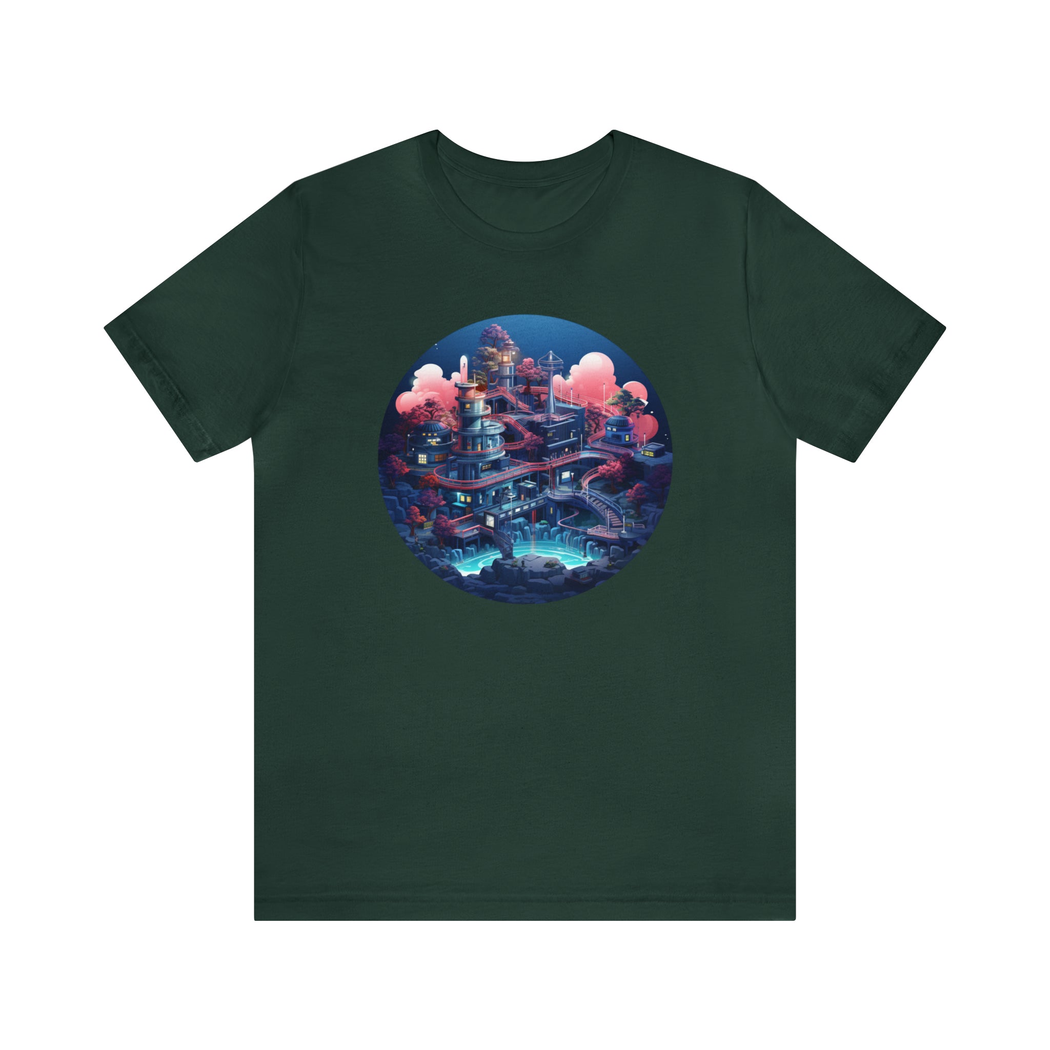Unisex Jersey Short Sleeve Tee - Isometric Designs 03