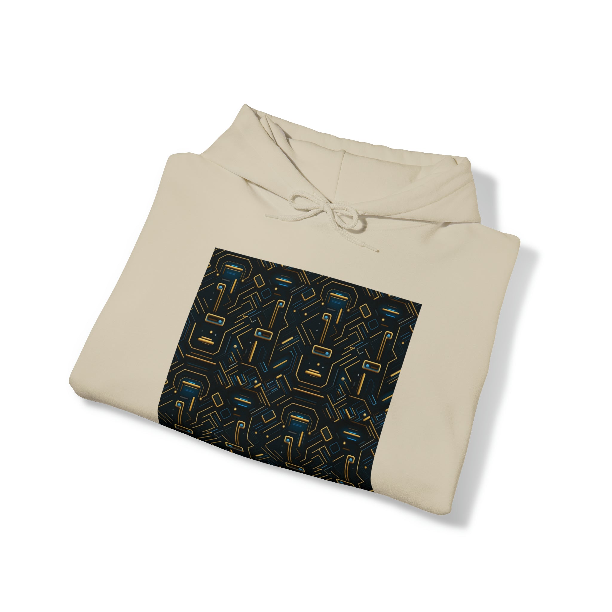Unisex Heavy Blend™ Hooded Sweatshirt - Abstract Neon Designs 05