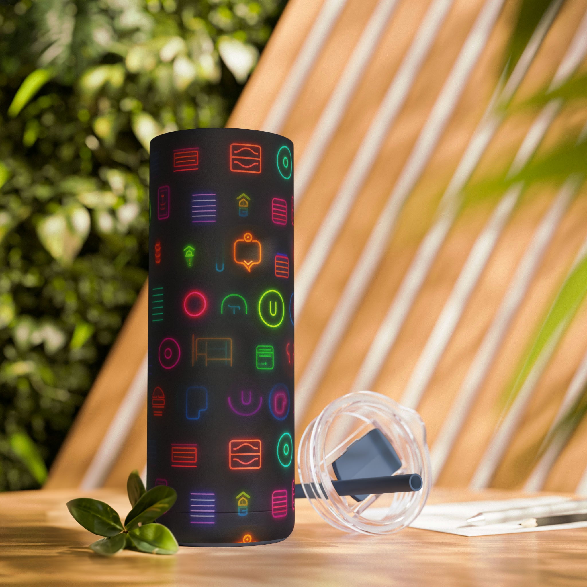 Maars Maker Skinny Matte Tumbler, 20oz - Abstract Designs 05