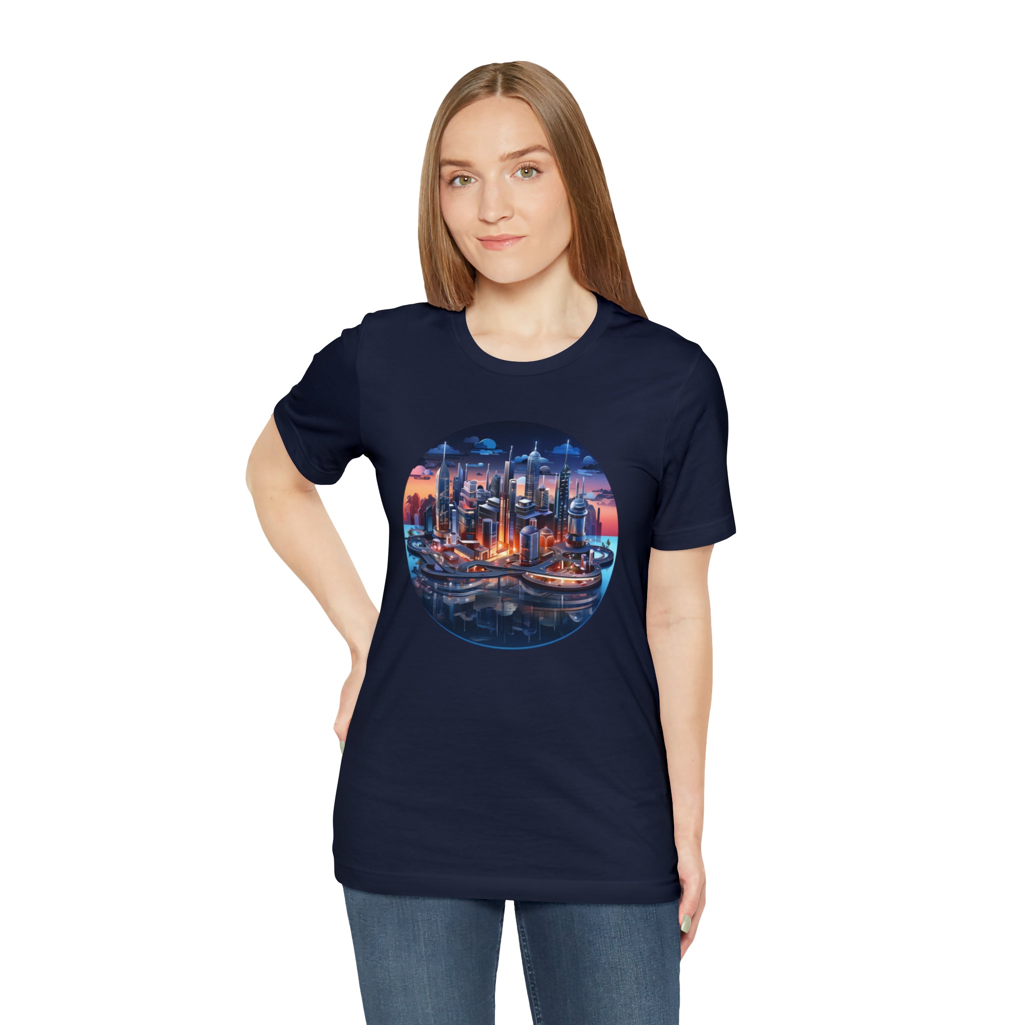 Unisex Jersey Short Sleeve Tee - Isometric Designs 05