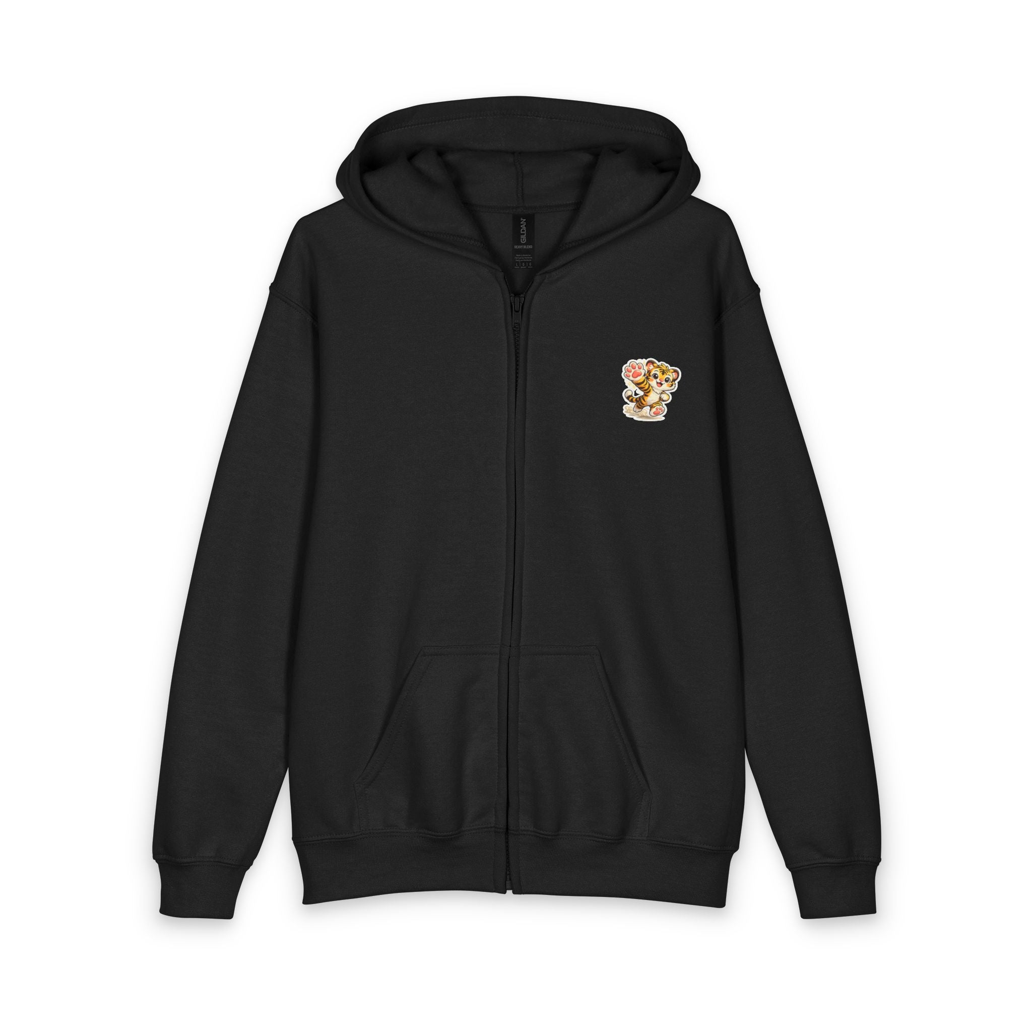 Youth Heavy Blend Zipped Hoodie - Mascot 02 - Roary