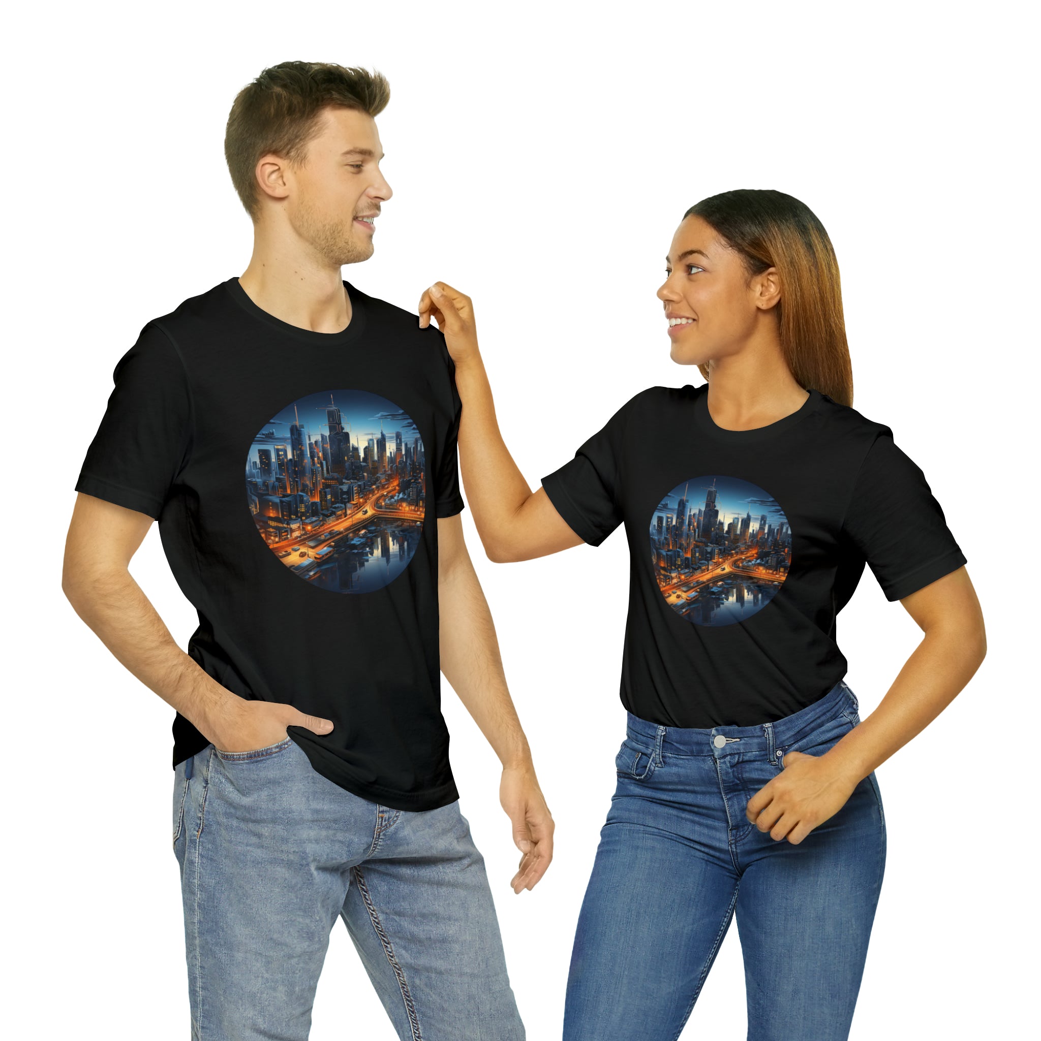 Unisex Jersey Short Sleeve Tee - Isometric Designs 06