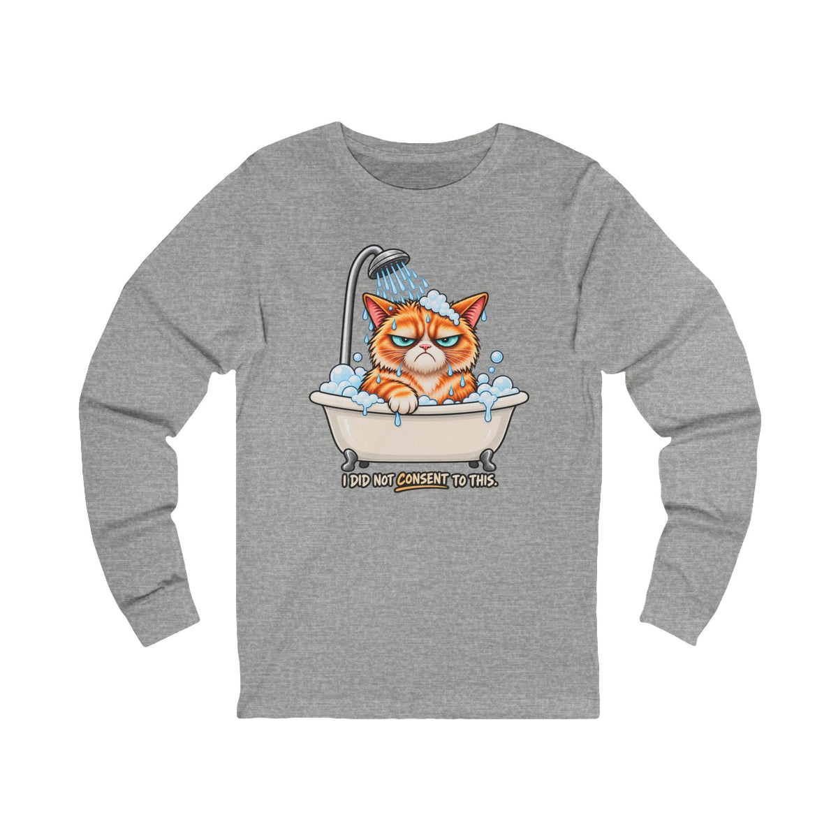 Forced Hydration - Mildly Feral - Unisex Long Sleeve Tee