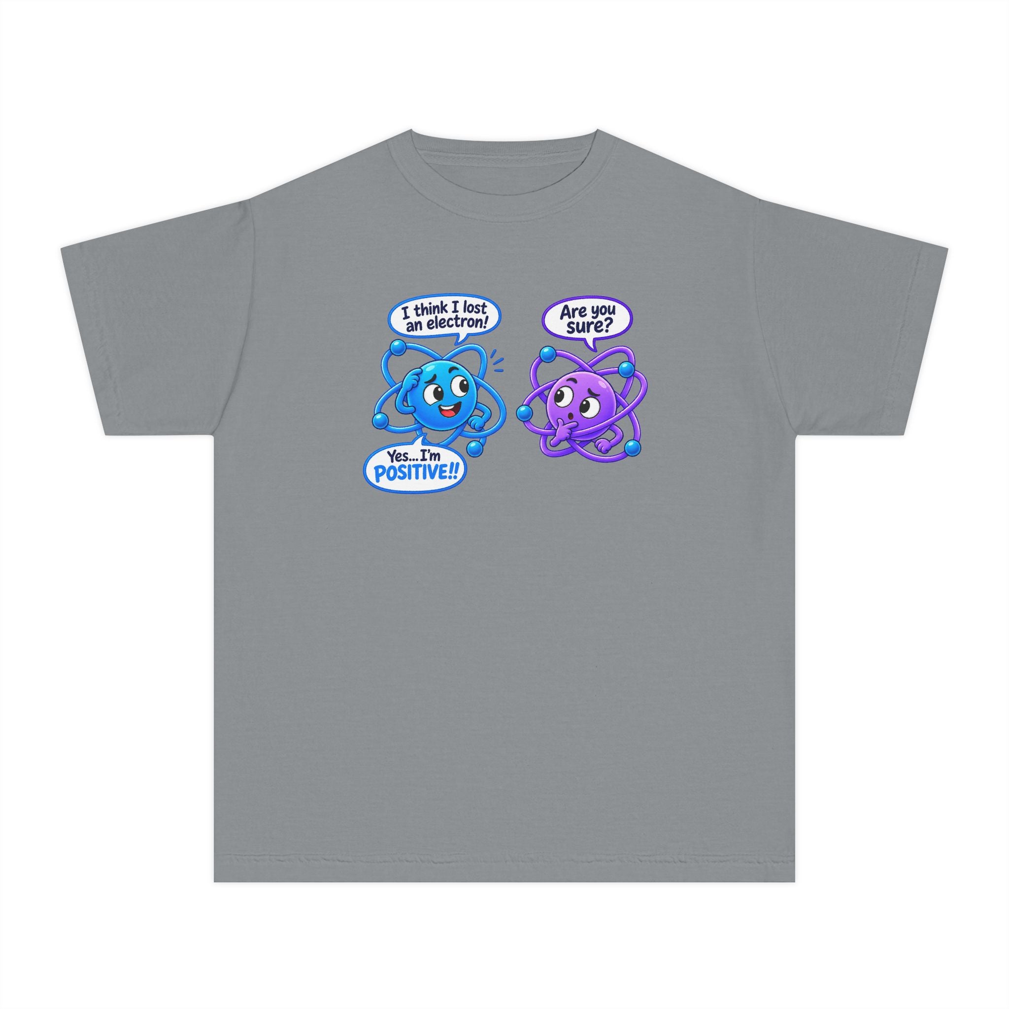 Youth Midweight Cotton Tee - Science collection - Atomic Conversation