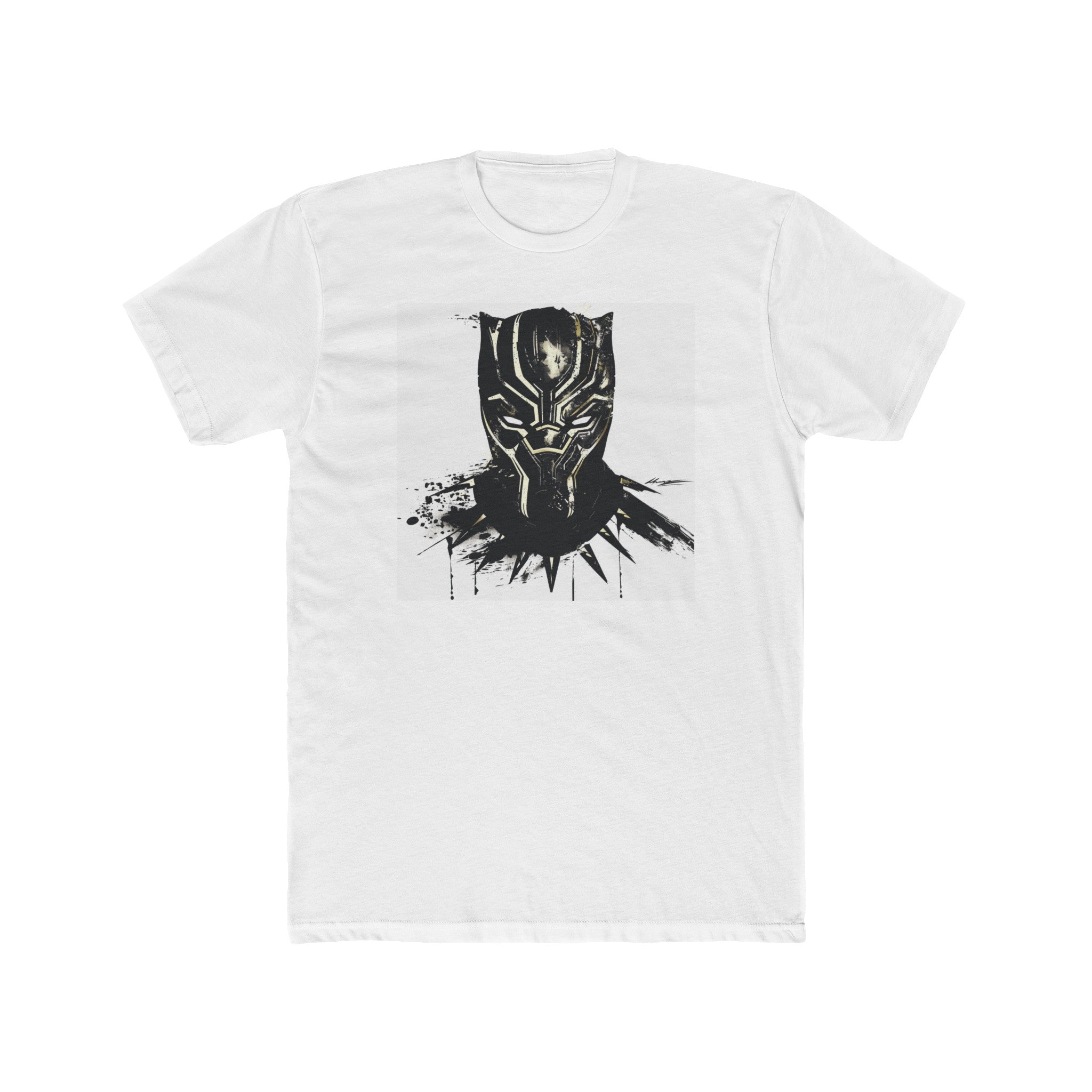Men's Cotton Crew Tee - Superheroes Collection - Black Panther 01