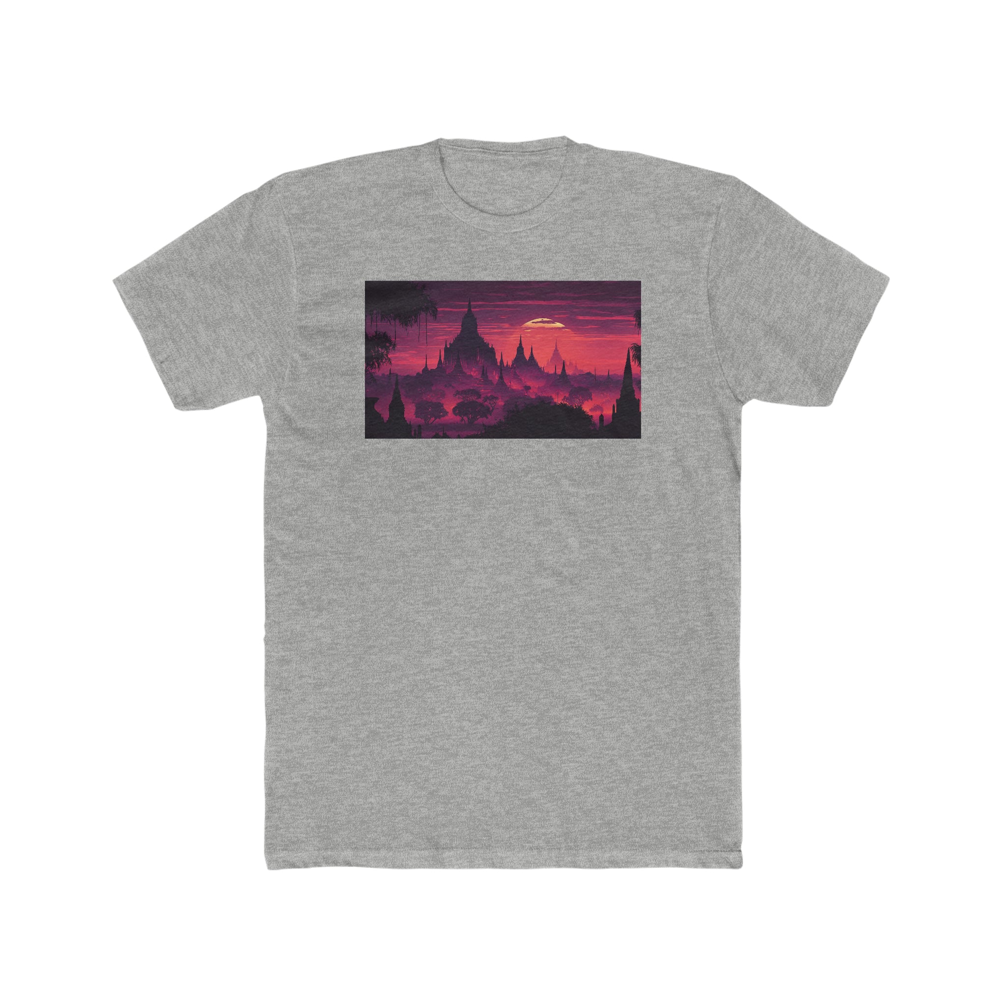 Men's Cotton Crew Tee - Fantasy Art - Bagan