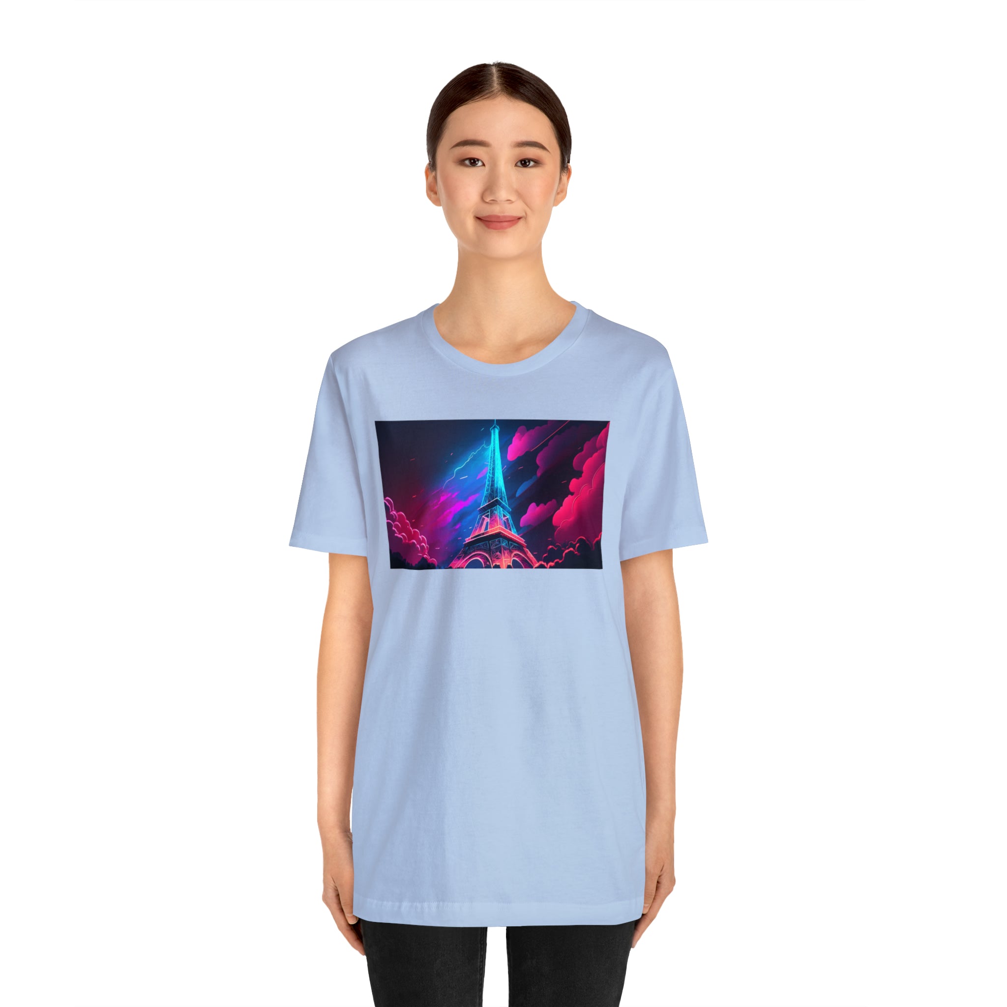 Unisex Jersey Short Sleeve Tee - Eiffel Tower, France