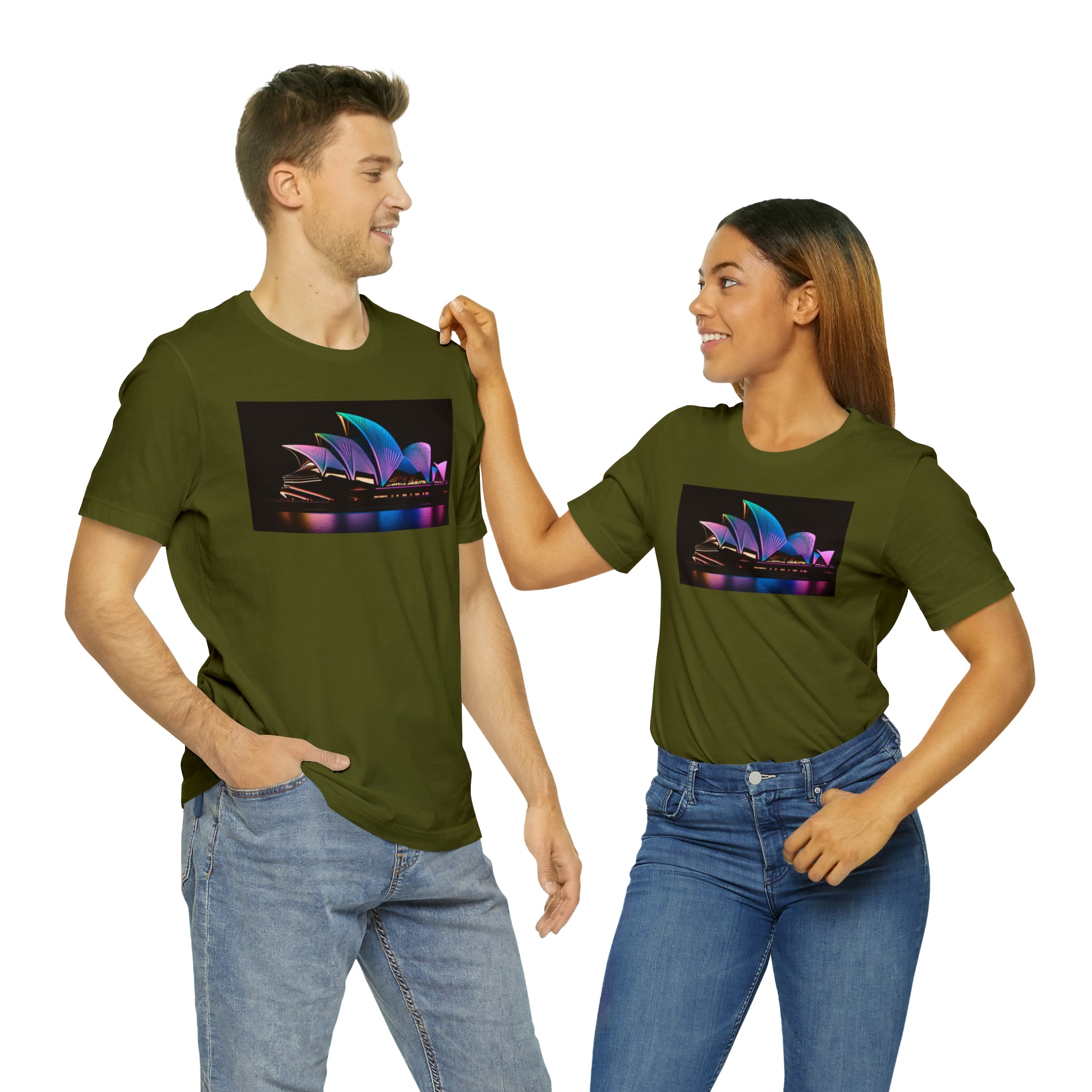 Unisex Jersey Short Sleeve Tee - Sydney Opera House, Australia