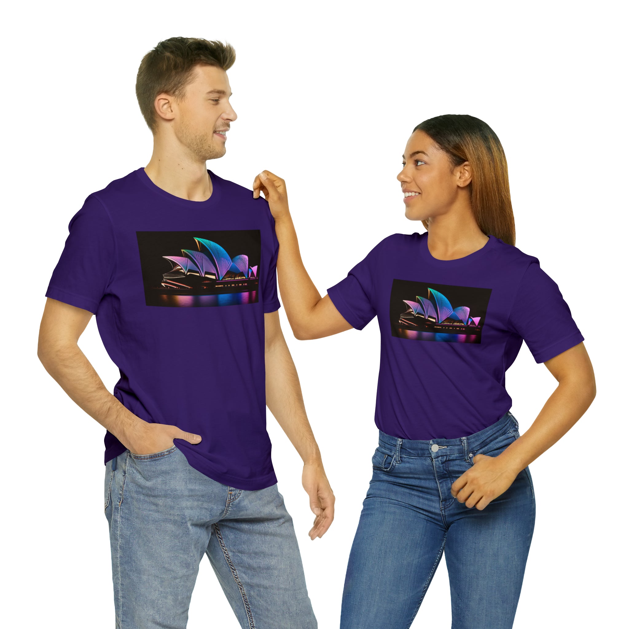 Unisex Jersey Short Sleeve Tee - Sydney Opera House, Australia