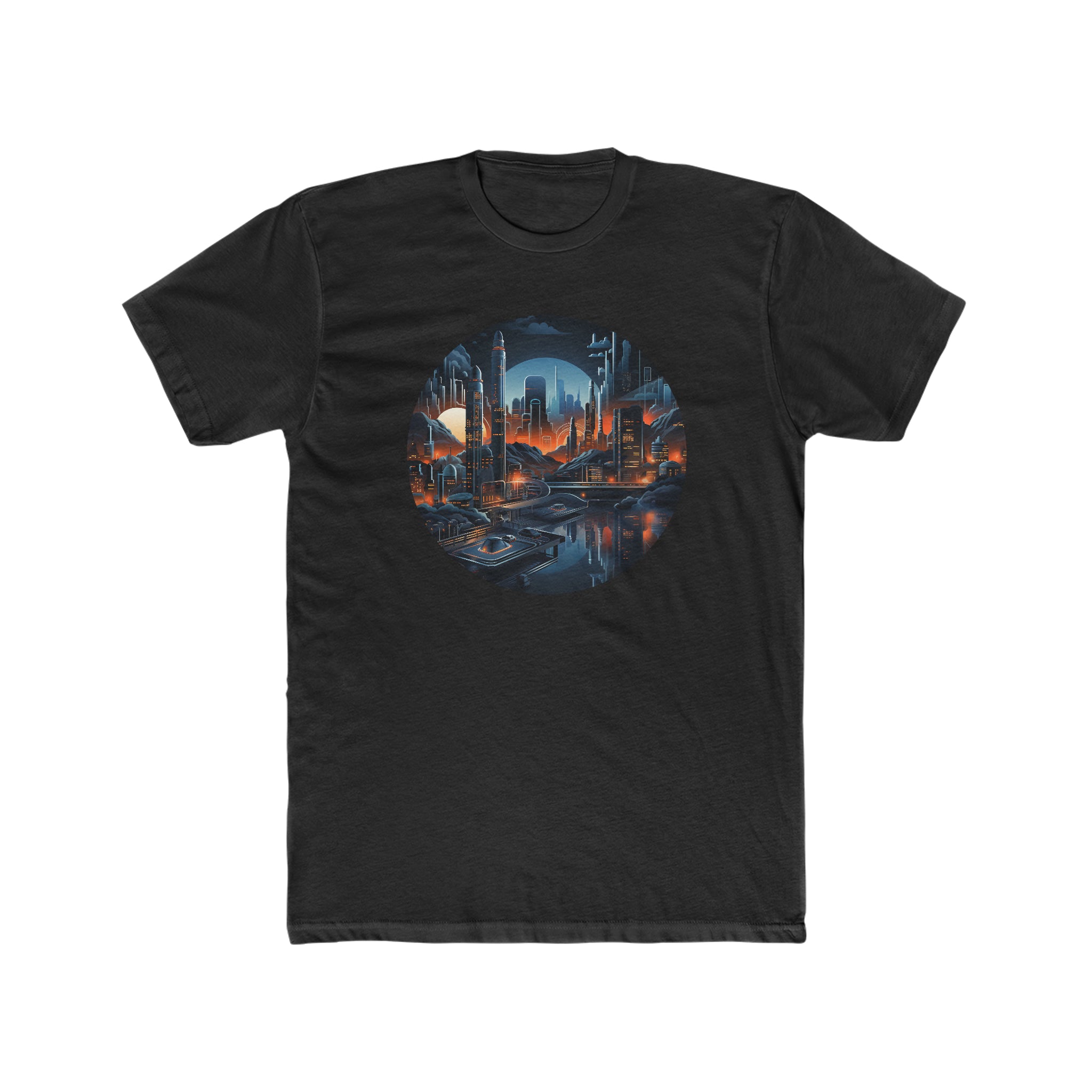 Men's Cotton Crew Tee - Isometric Designs 02