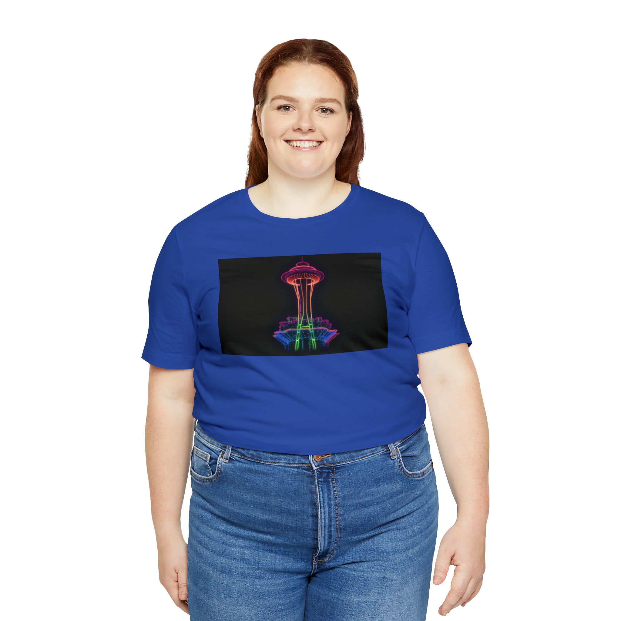 Unisex Jersey Short Sleeve Tee - Space Needle, Seattle, USA