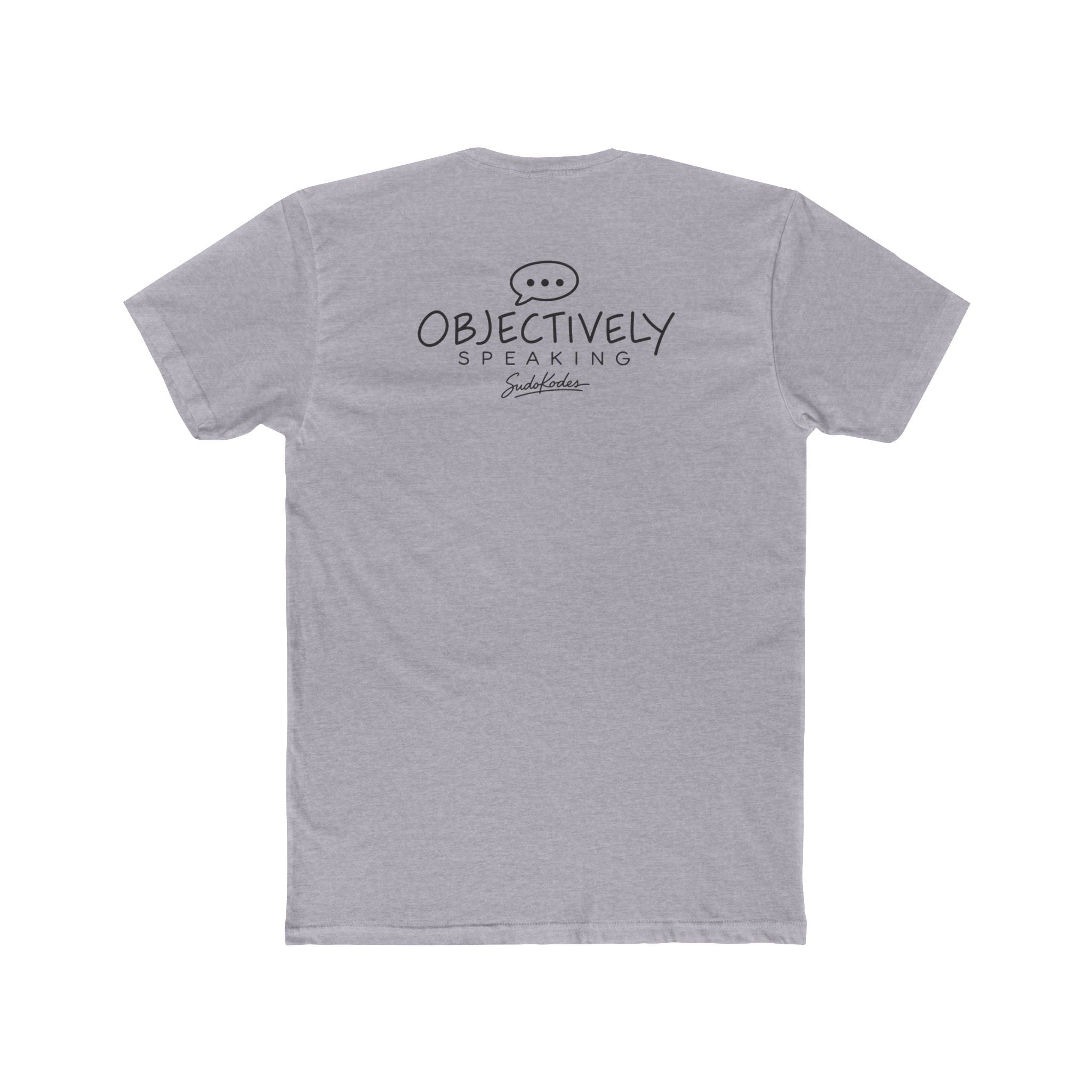 Men's Cotton Crew Tee - Objectively Speaking collection - Calendar, no progress