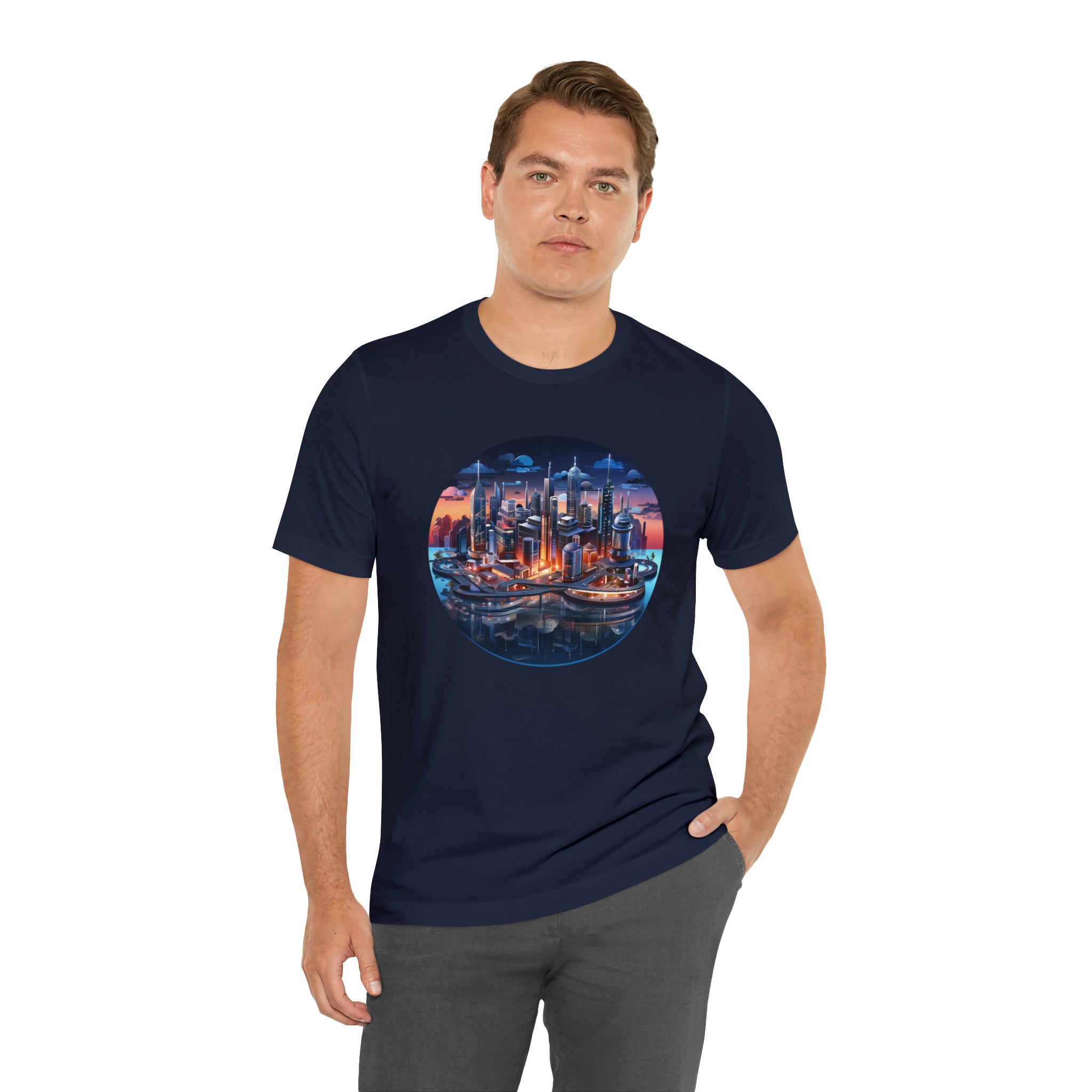 Unisex Jersey Short Sleeve Tee - Isometric Designs 05