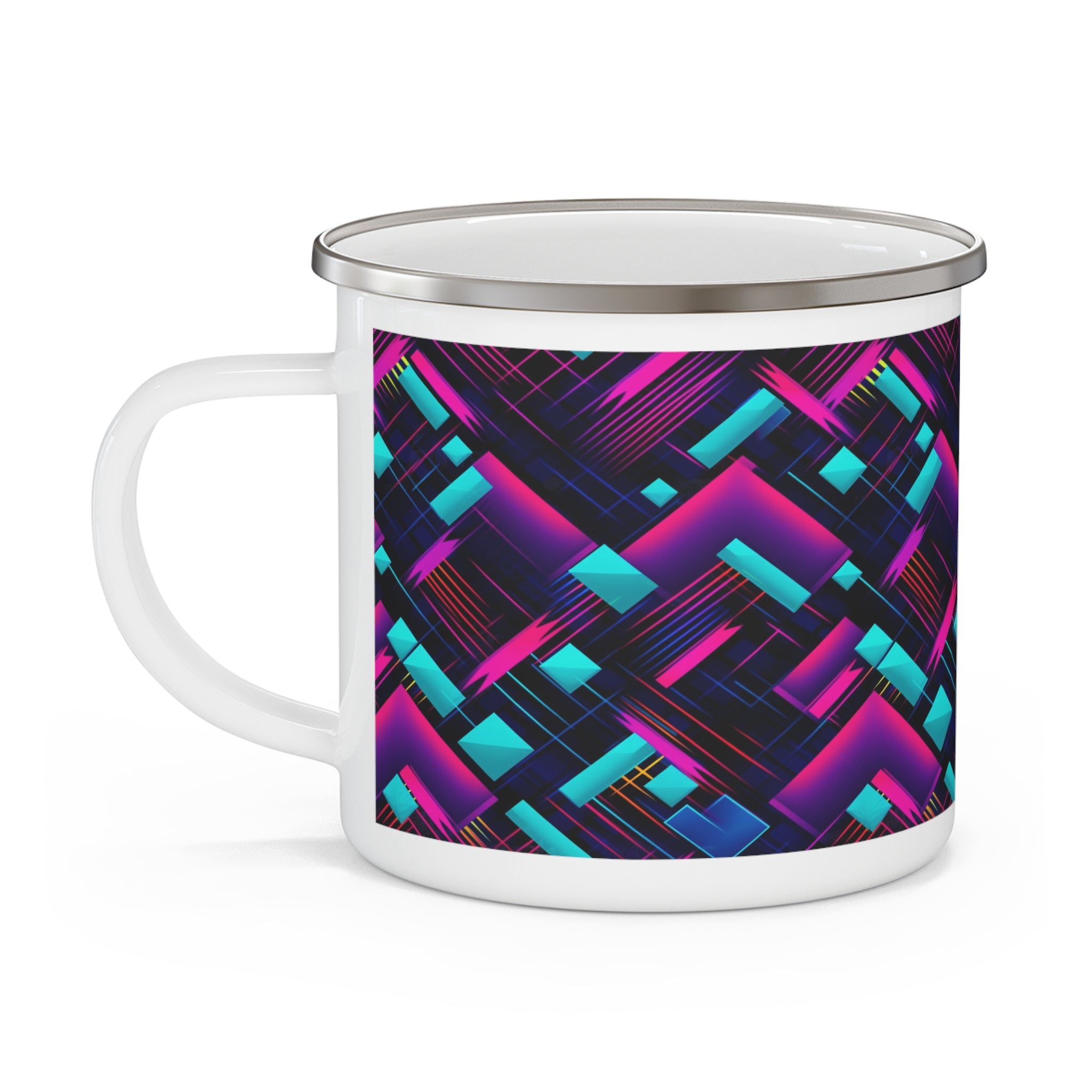 Enamel Camping Mug - Seamless Designs 19