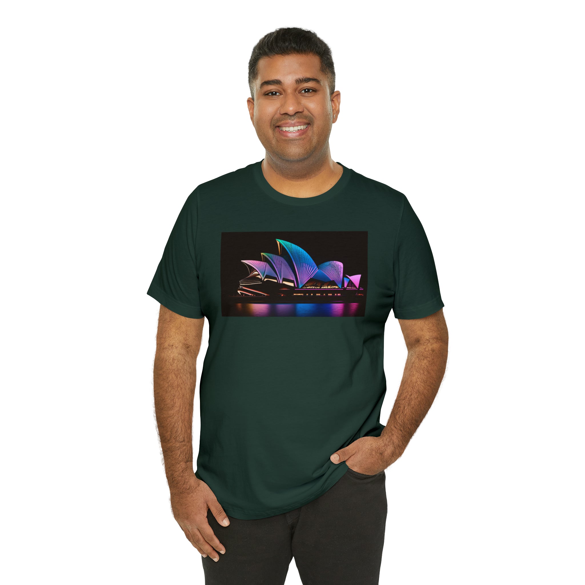 Unisex Jersey Short Sleeve Tee - Sydney Opera House, Australia