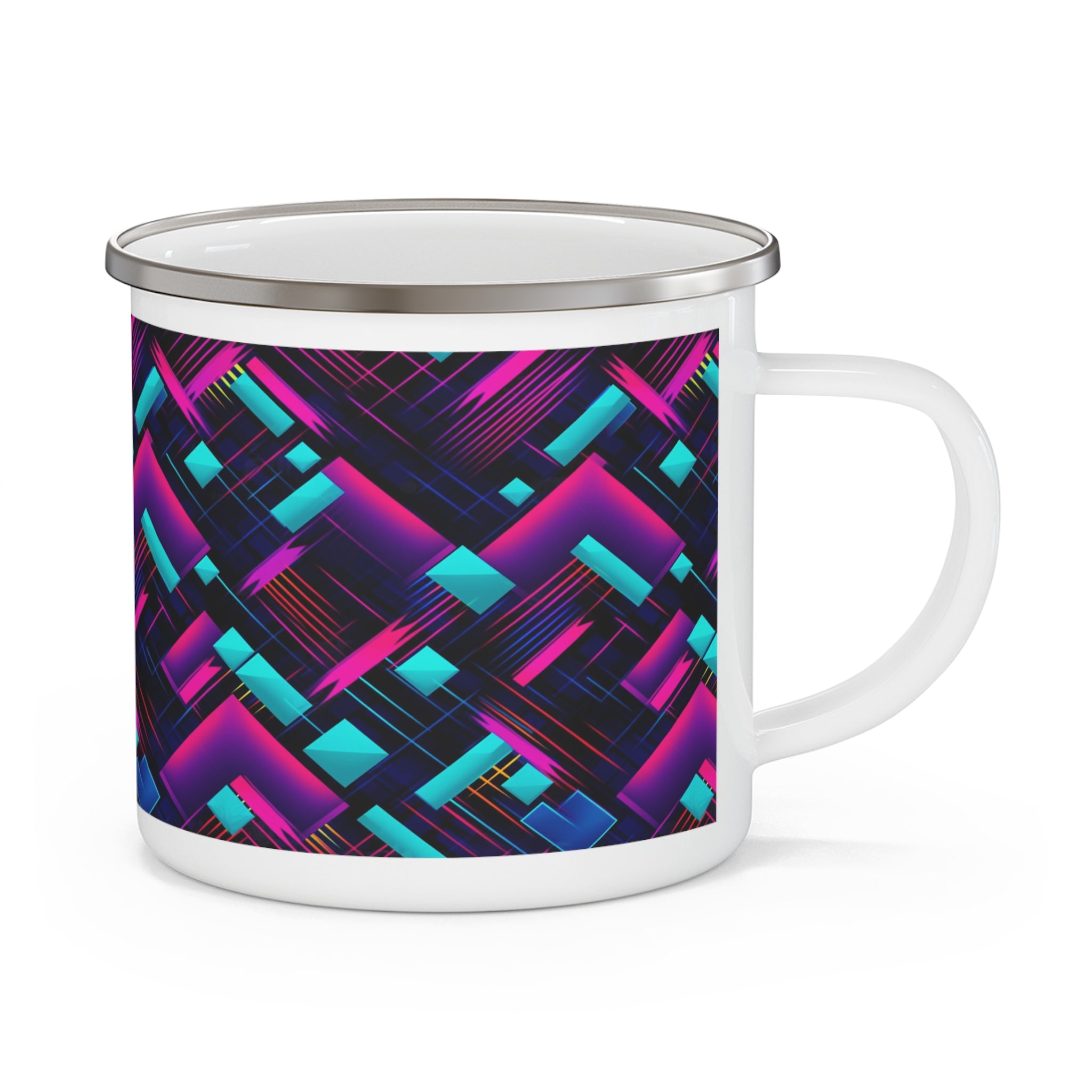Enamel Camping Mug - Seamless Designs 19