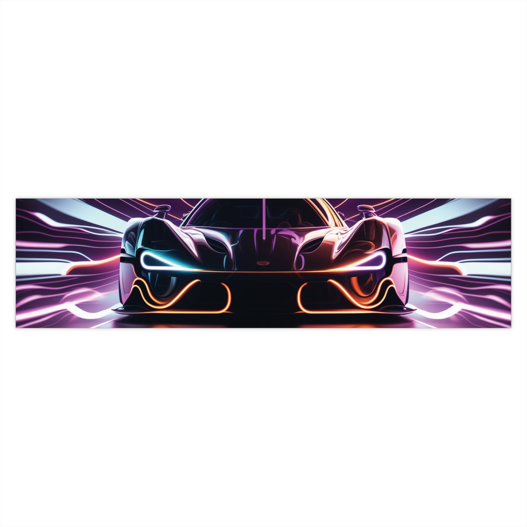 Bumper Stickers - Neon Car Design 01