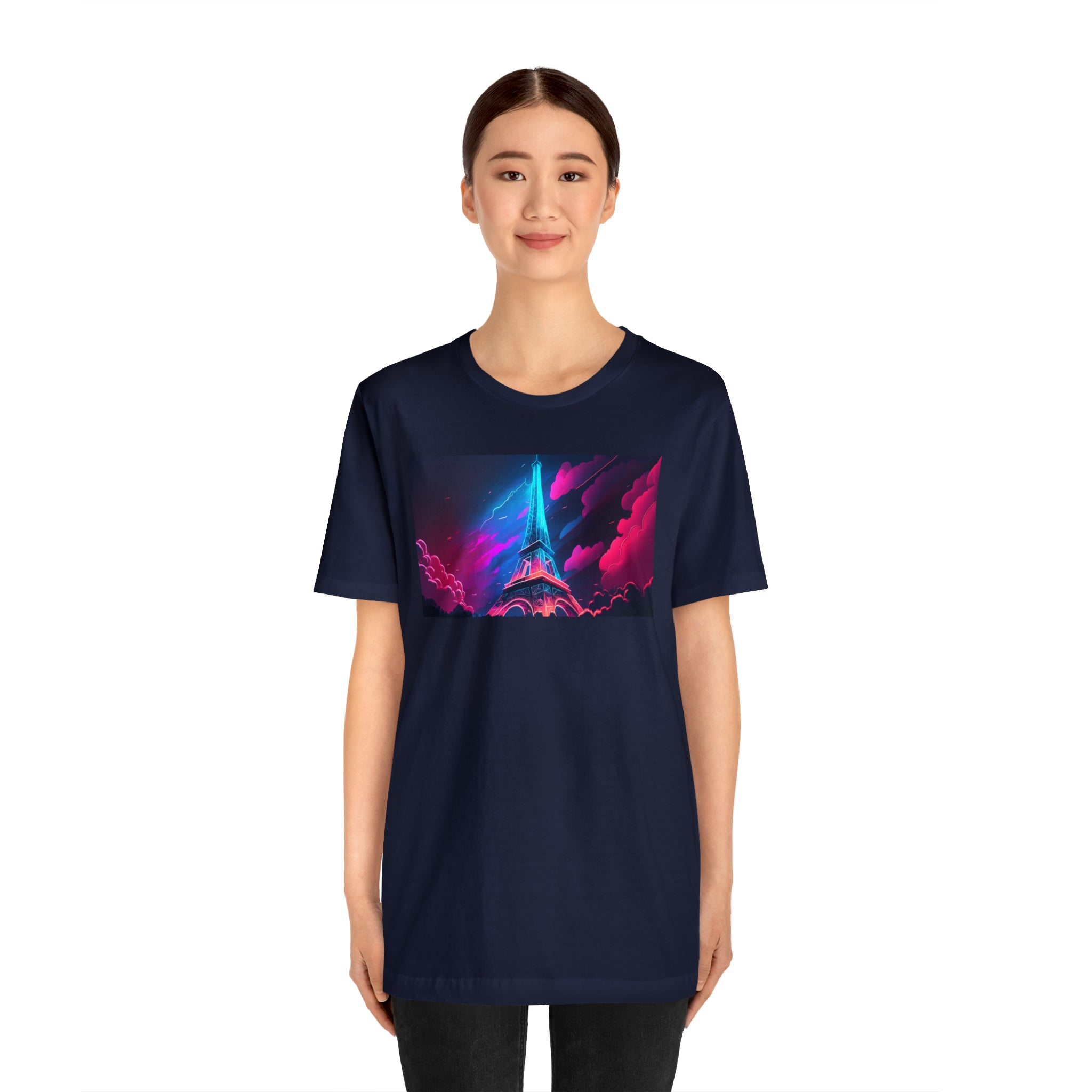 Unisex Jersey Short Sleeve Tee - Eiffel Tower, France