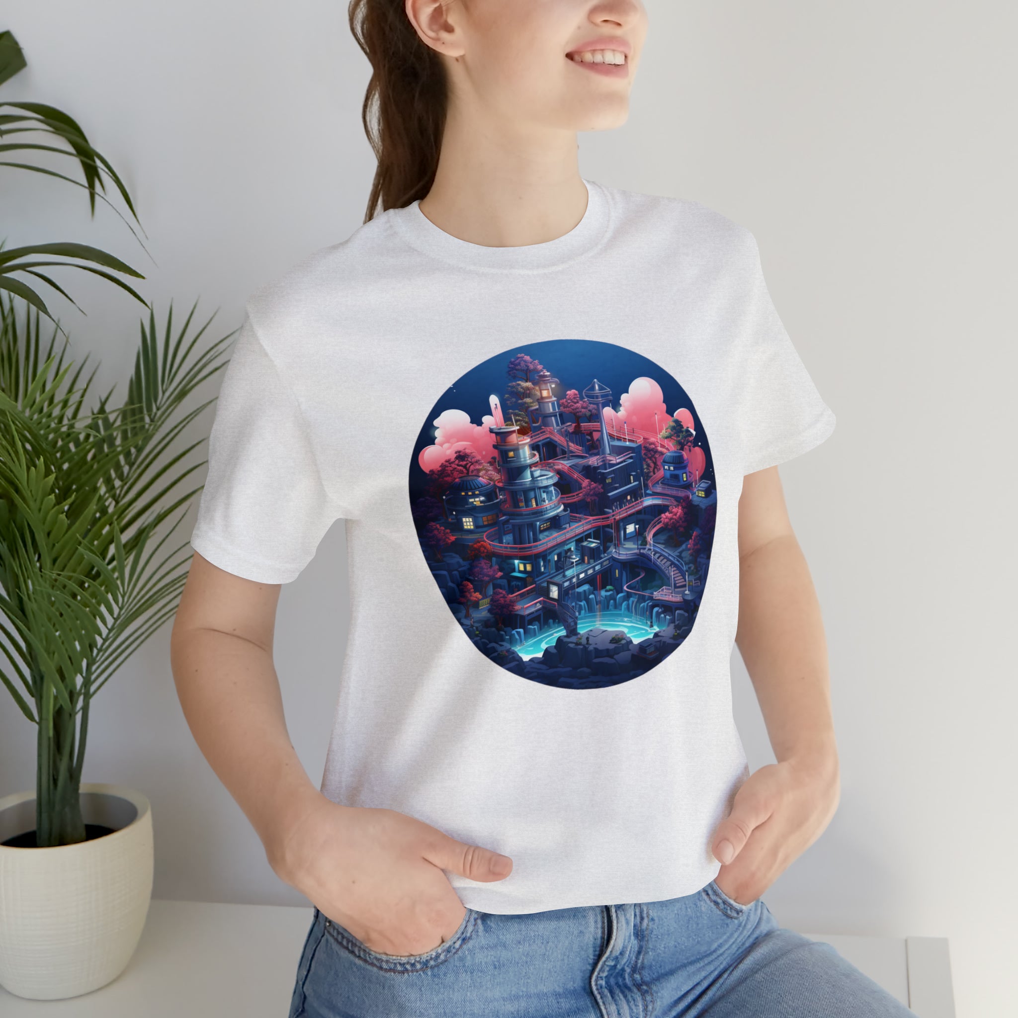 Unisex Jersey Short Sleeve Tee - Isometric Designs 03