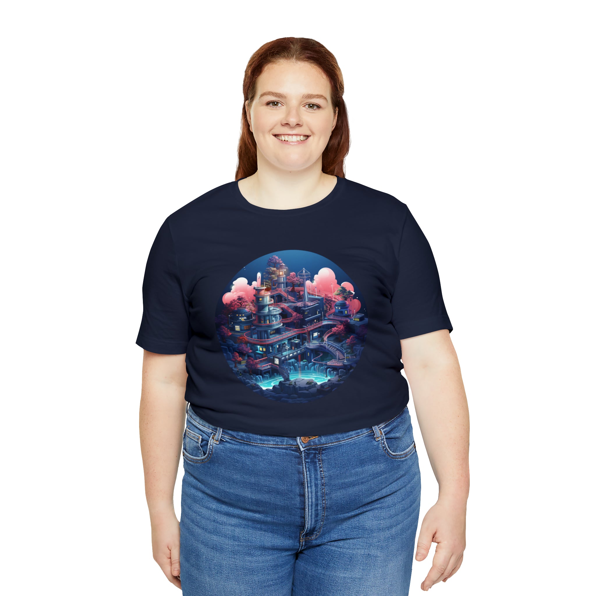 Unisex Jersey Short Sleeve Tee - Isometric Designs 03
