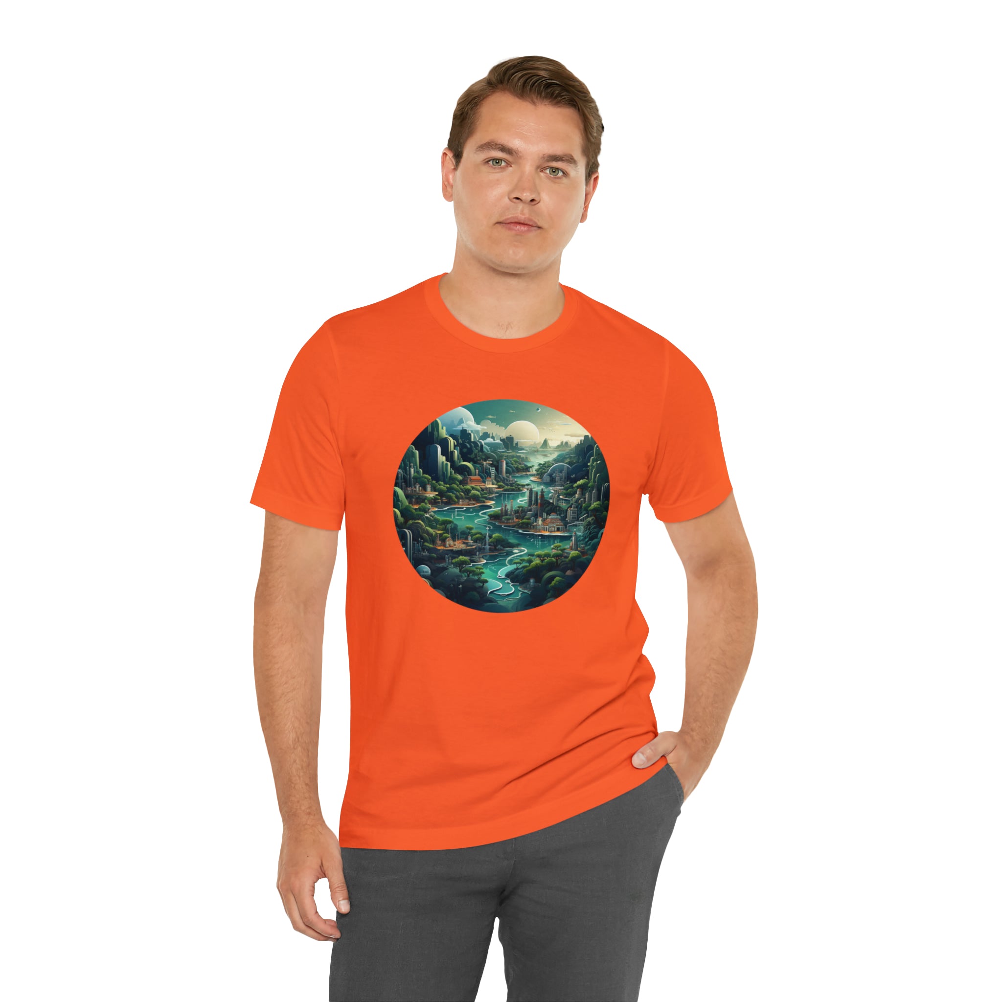 Unisex Jersey Short Sleeve Tee - Isometric Designs 04