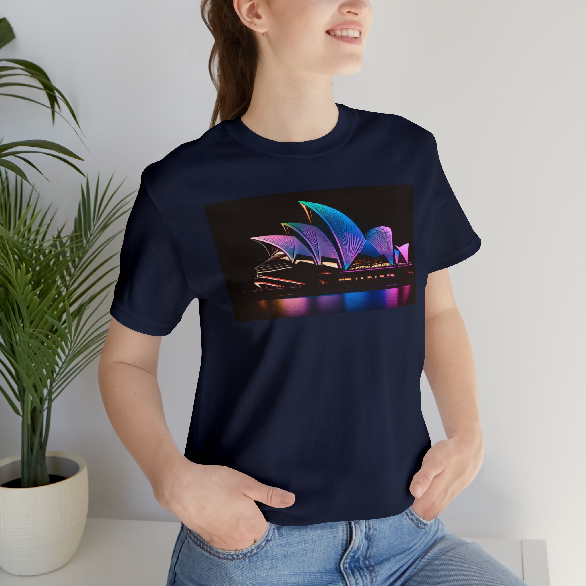 Unisex Jersey Short Sleeve Tee - Sydney Opera House, Australia