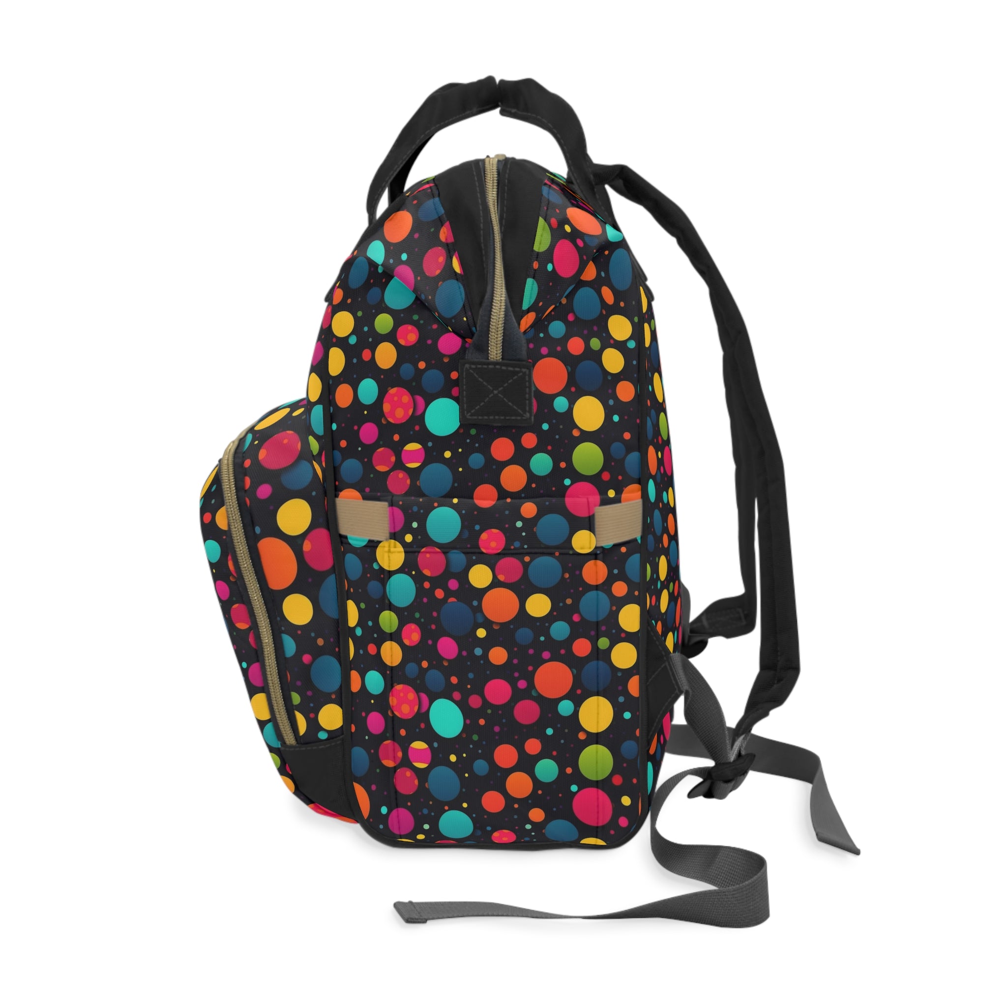 Multifunctional Diaper Backpack (AOP) - Abstract Designs 02