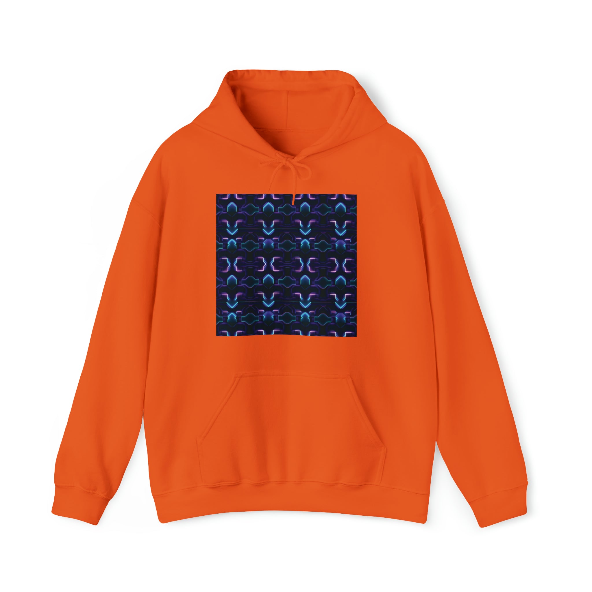 Unisex Heavy Blend™ Hooded Sweatshirt - Abstract Neon Designs 06