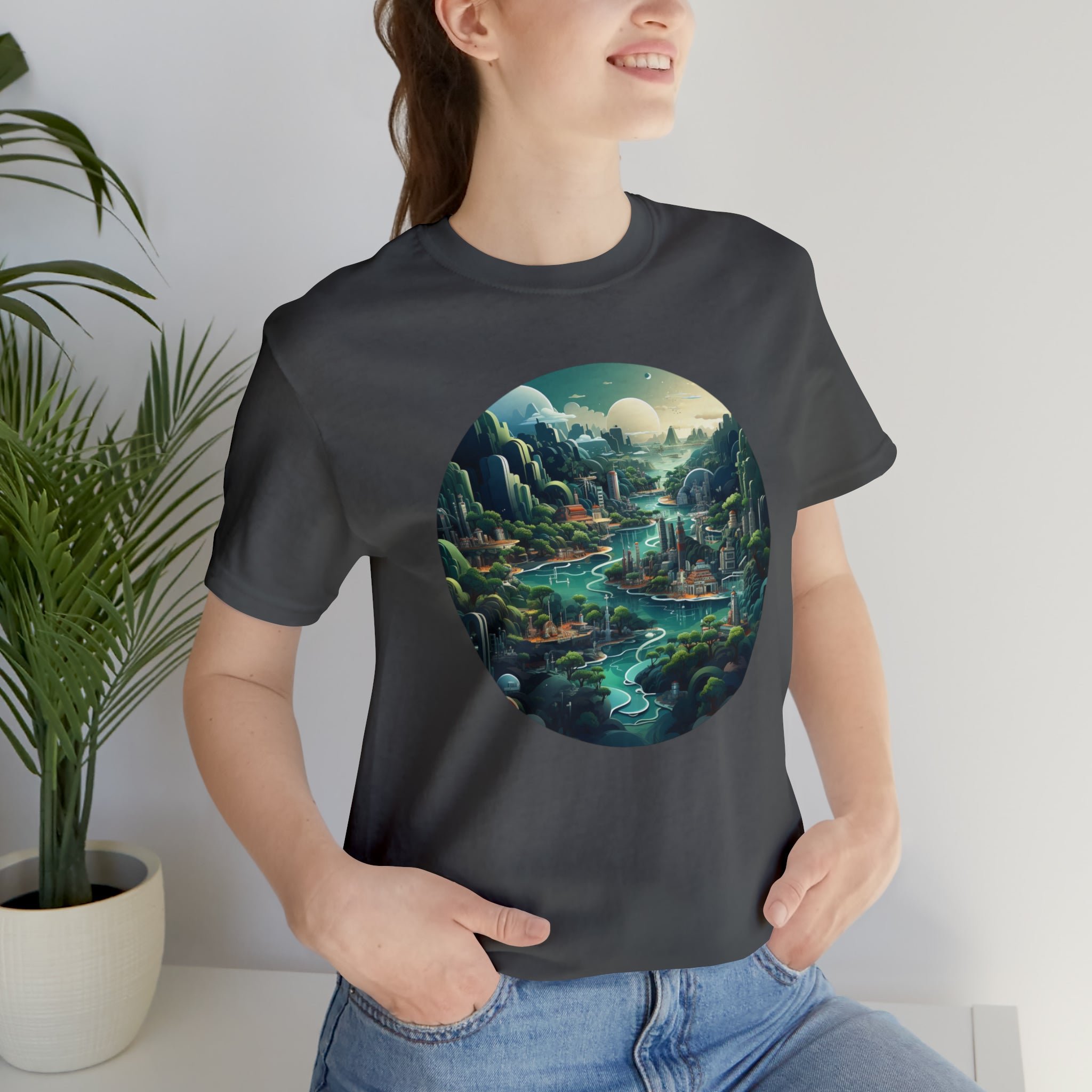 Unisex Jersey Short Sleeve Tee - Isometric Designs 04