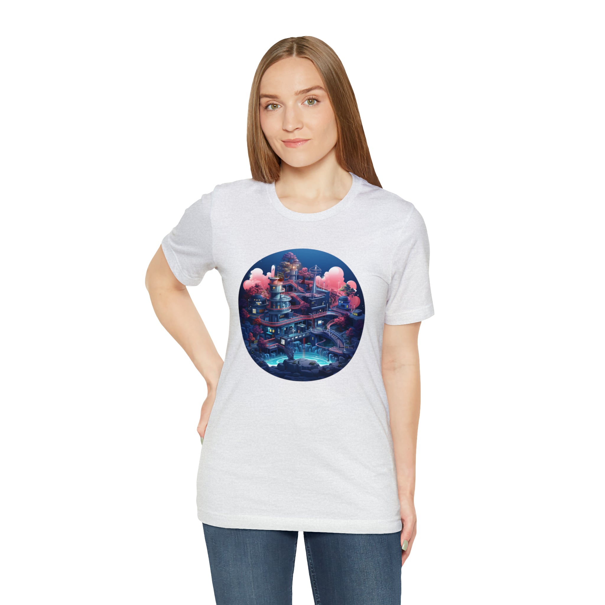 Unisex Jersey Short Sleeve Tee - Isometric Designs 03
