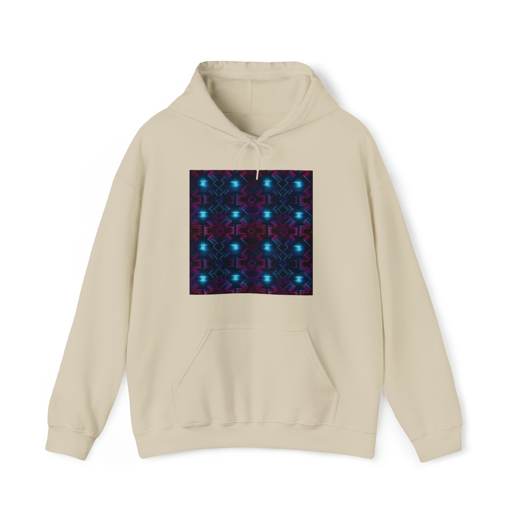 Unisex Heavy Blend™ Hooded Sweatshirt - Abstract Neon Designs 01