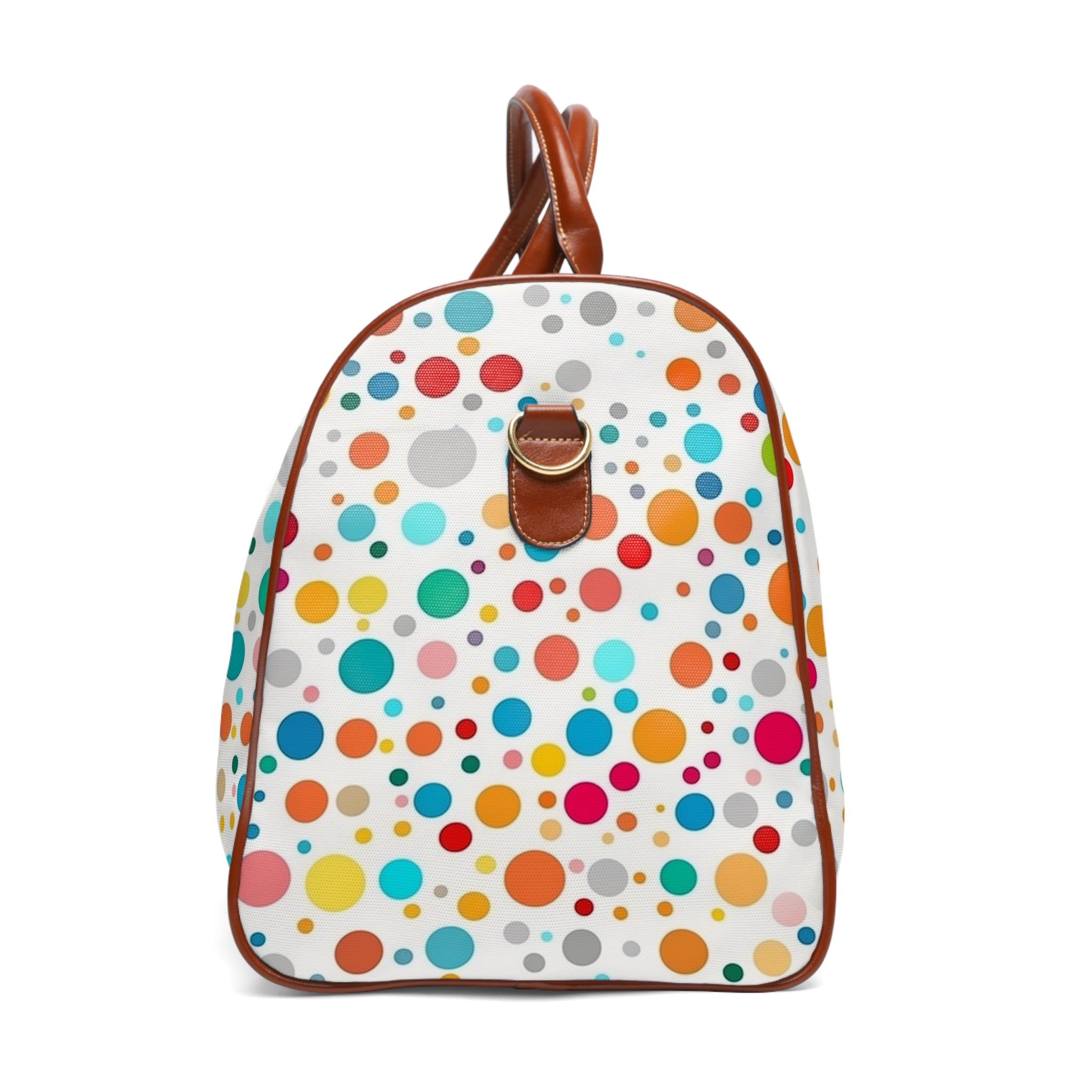 Waterproof Travel Bag (AOP) - Polka Dots Design 03