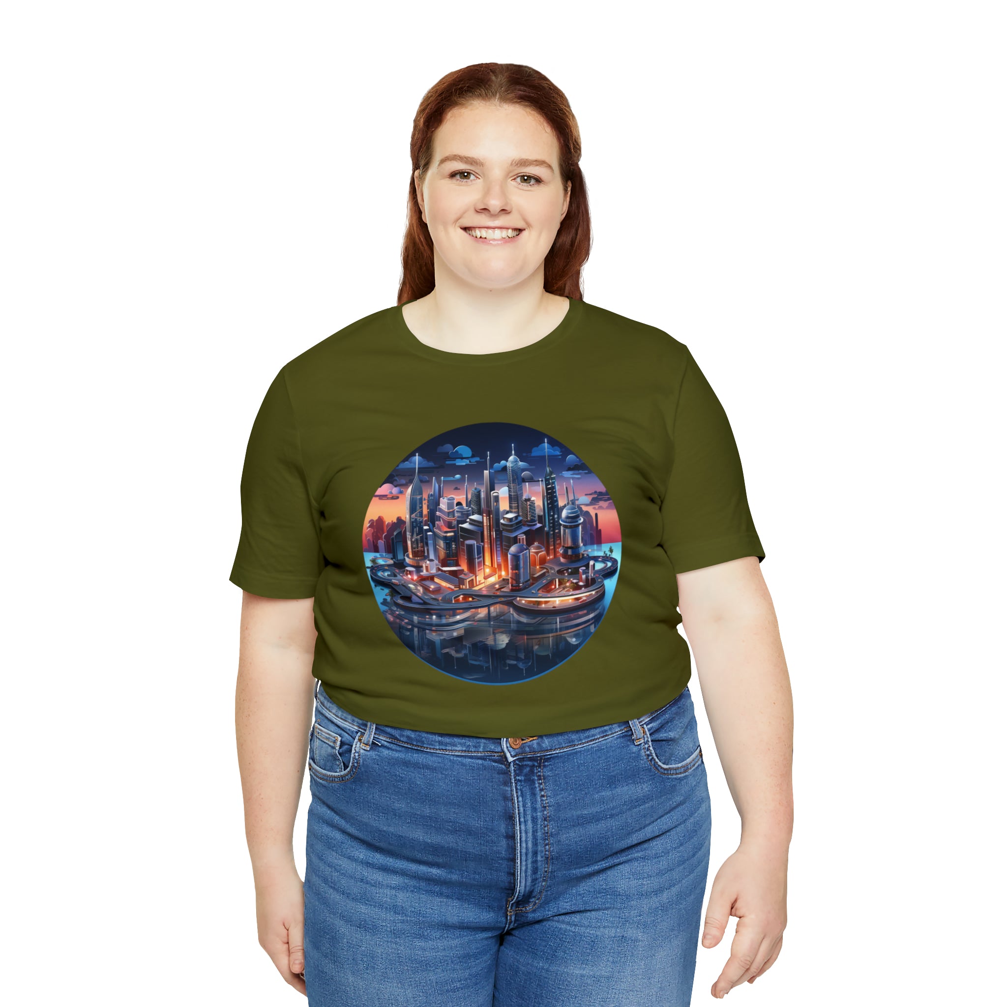 Unisex Jersey Short Sleeve Tee - Isometric Designs 05