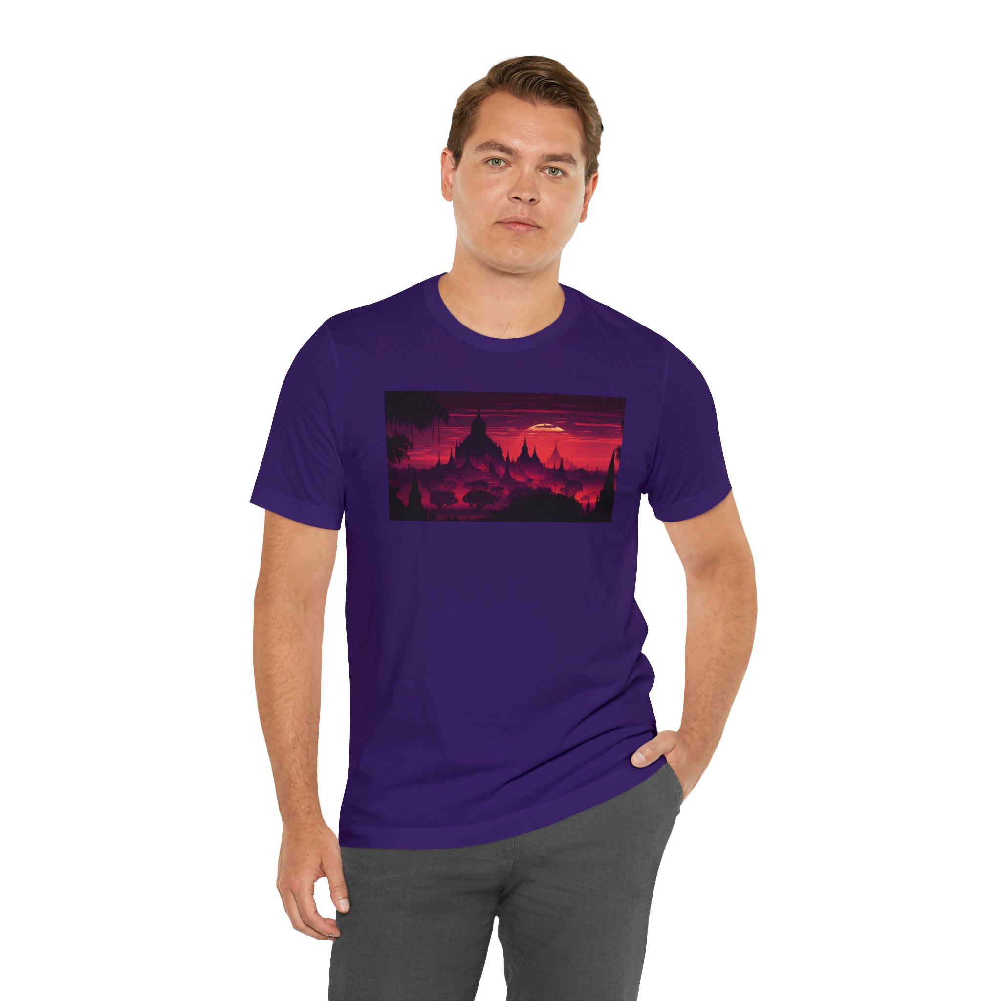Unisex Jersey Short Sleeve Tee - Bagan, Myanmar