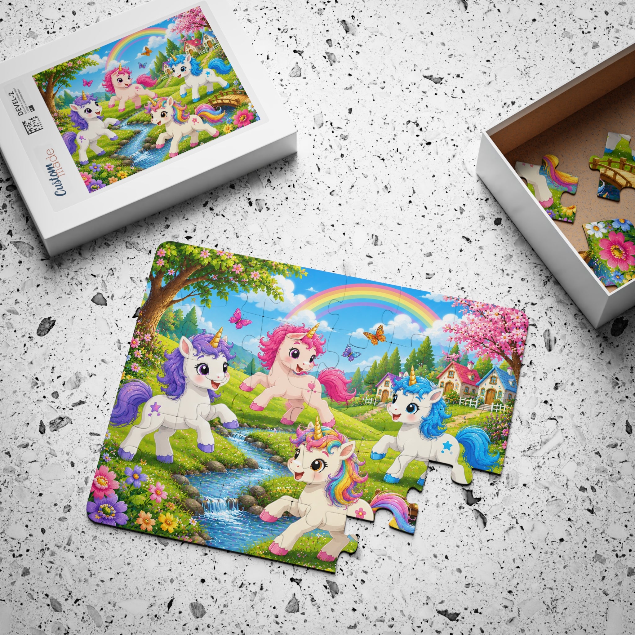 Kids' Puzzle, 30-Piece - Unicorn Forest