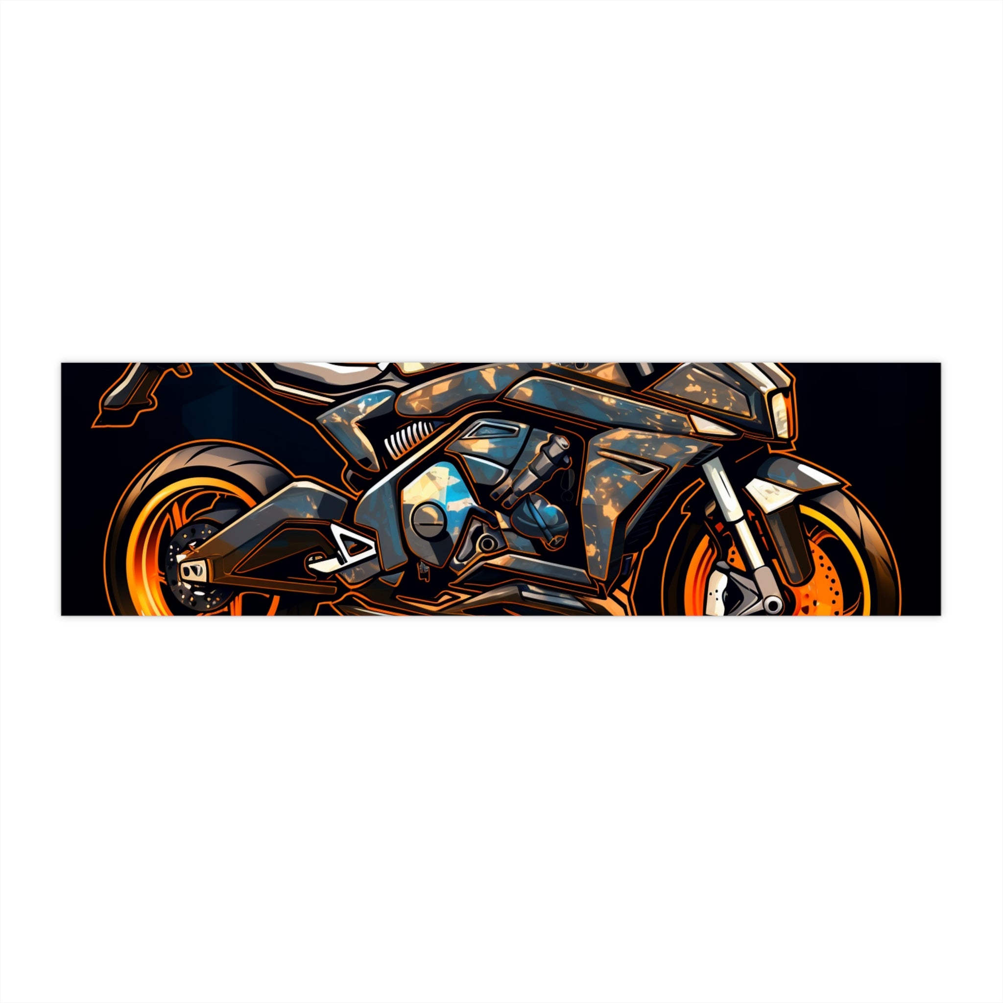 Bumper Stickers - Pop Art Designs, Motorcycle 10