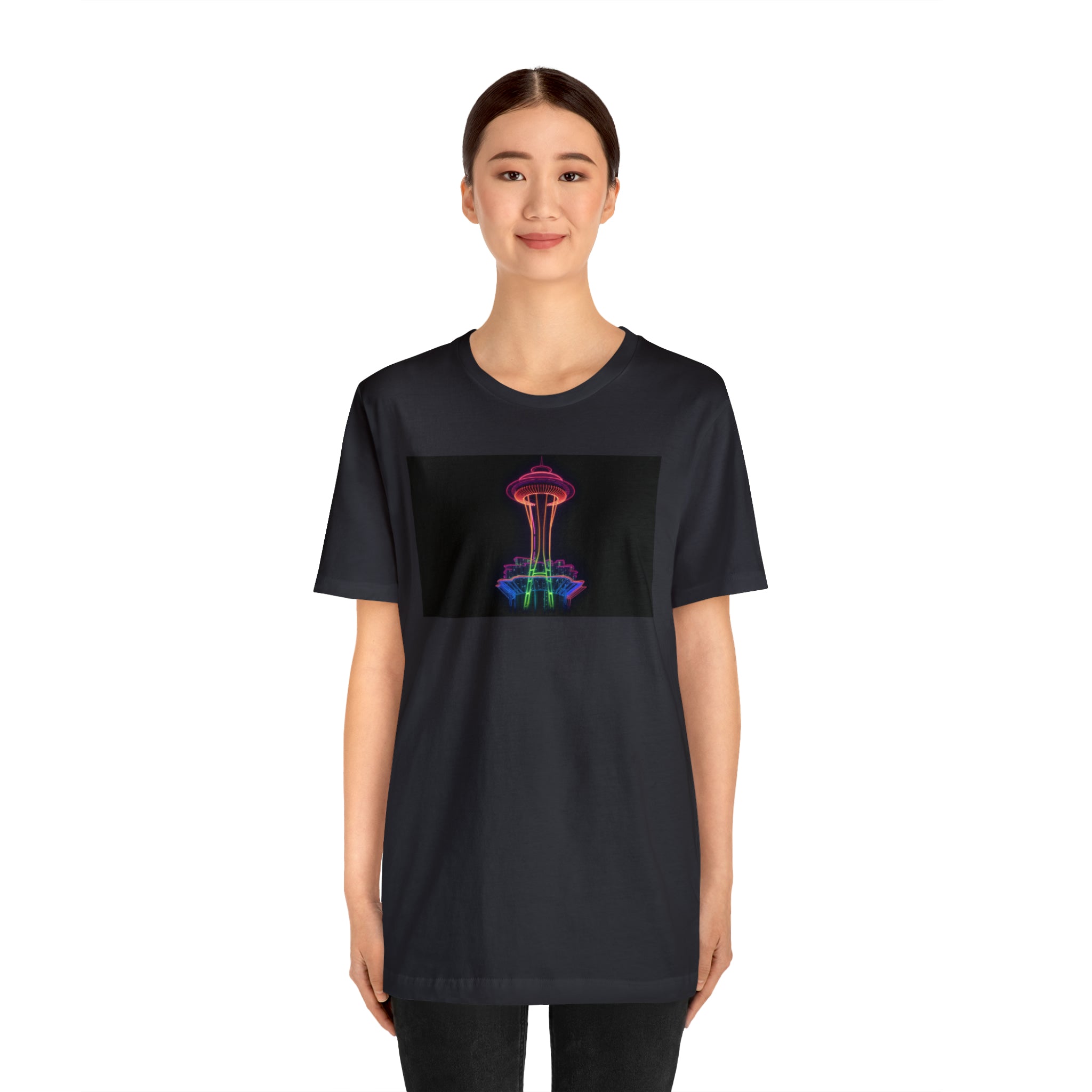 Unisex Jersey Short Sleeve Tee - Space Needle, Seattle, USA