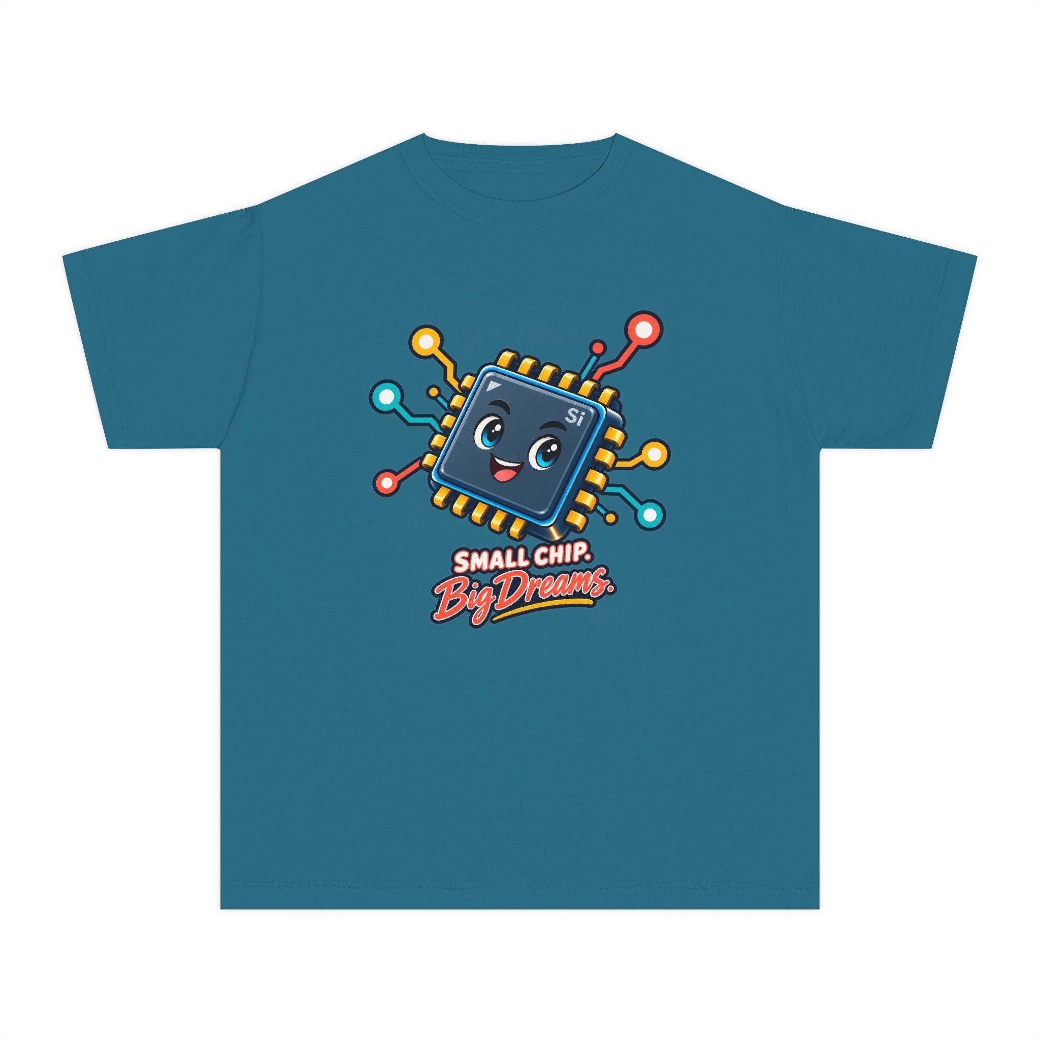 Youth Midweight Cotton Tee - Small Chip, Big Dreams