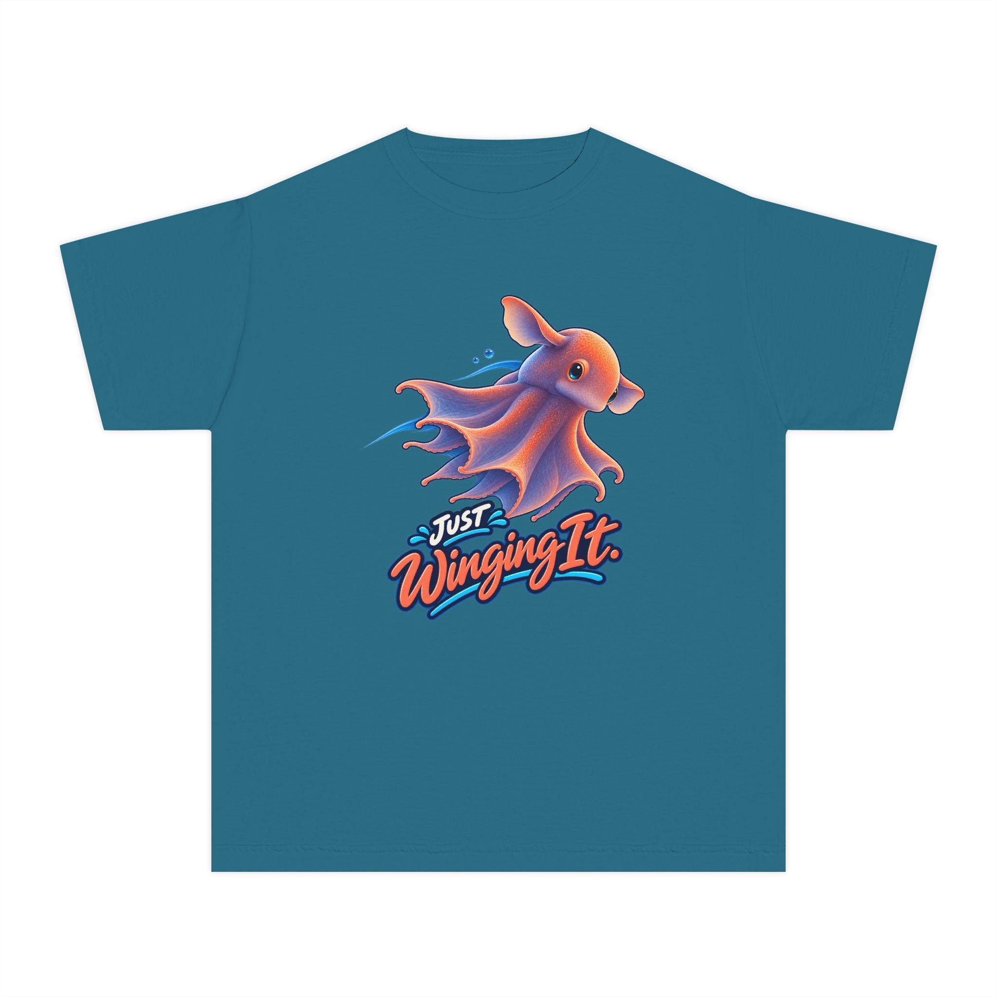 Youth Midweight Cotton Tee - Dumbo Octopus