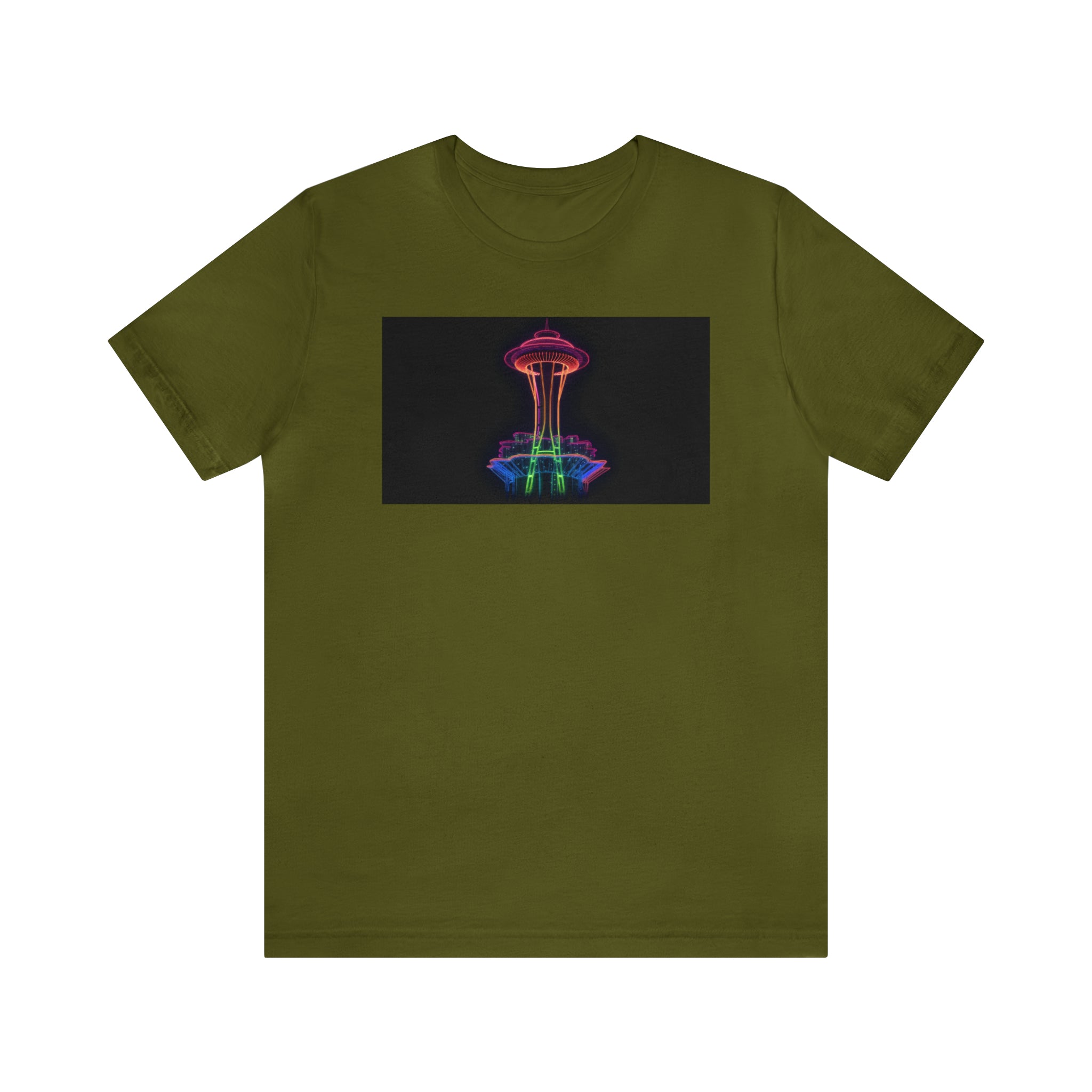 Unisex Jersey Short Sleeve Tee - Space Needle, Seattle, USA