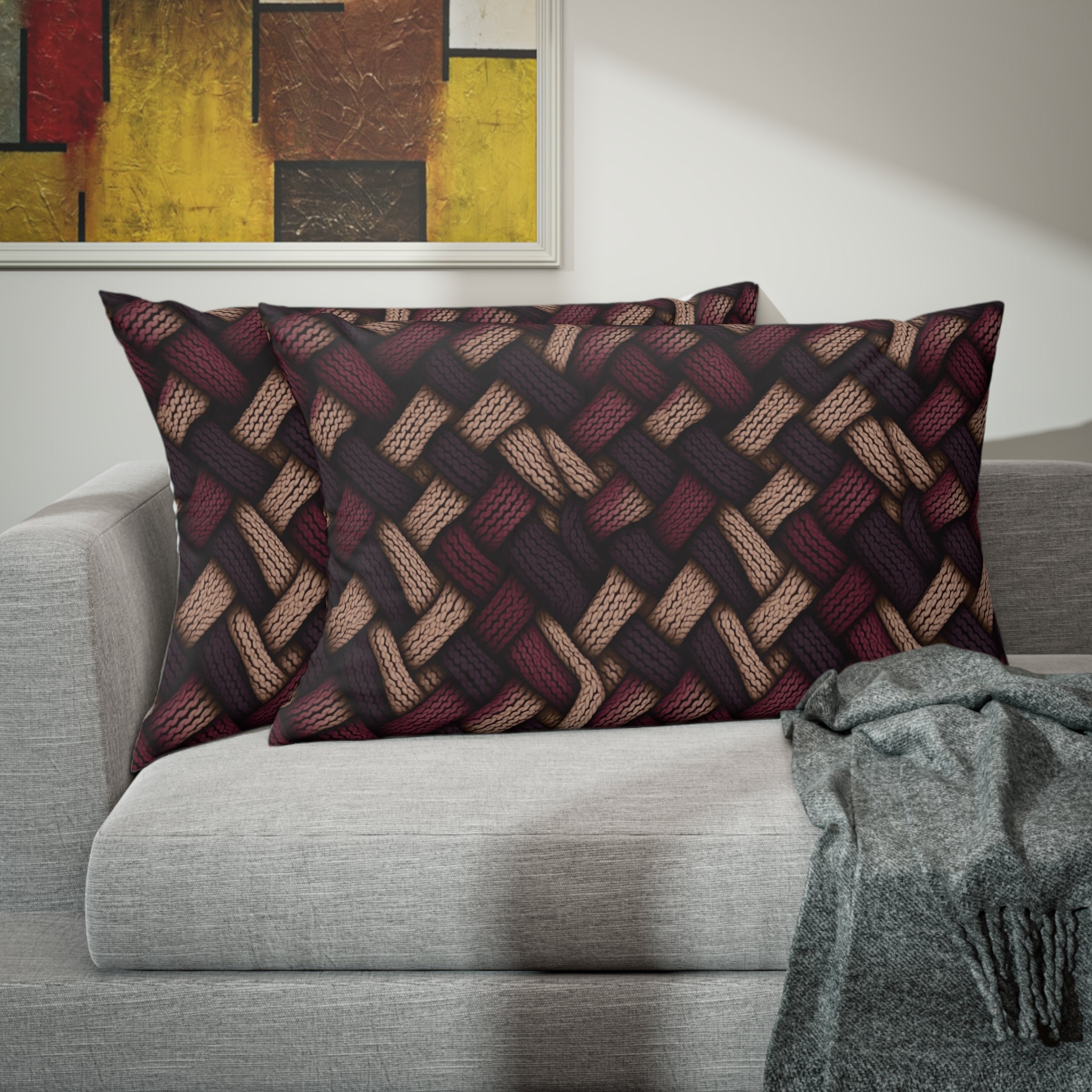 Pillow Sham (AOP) - Seamless Knit Art Designs 05
