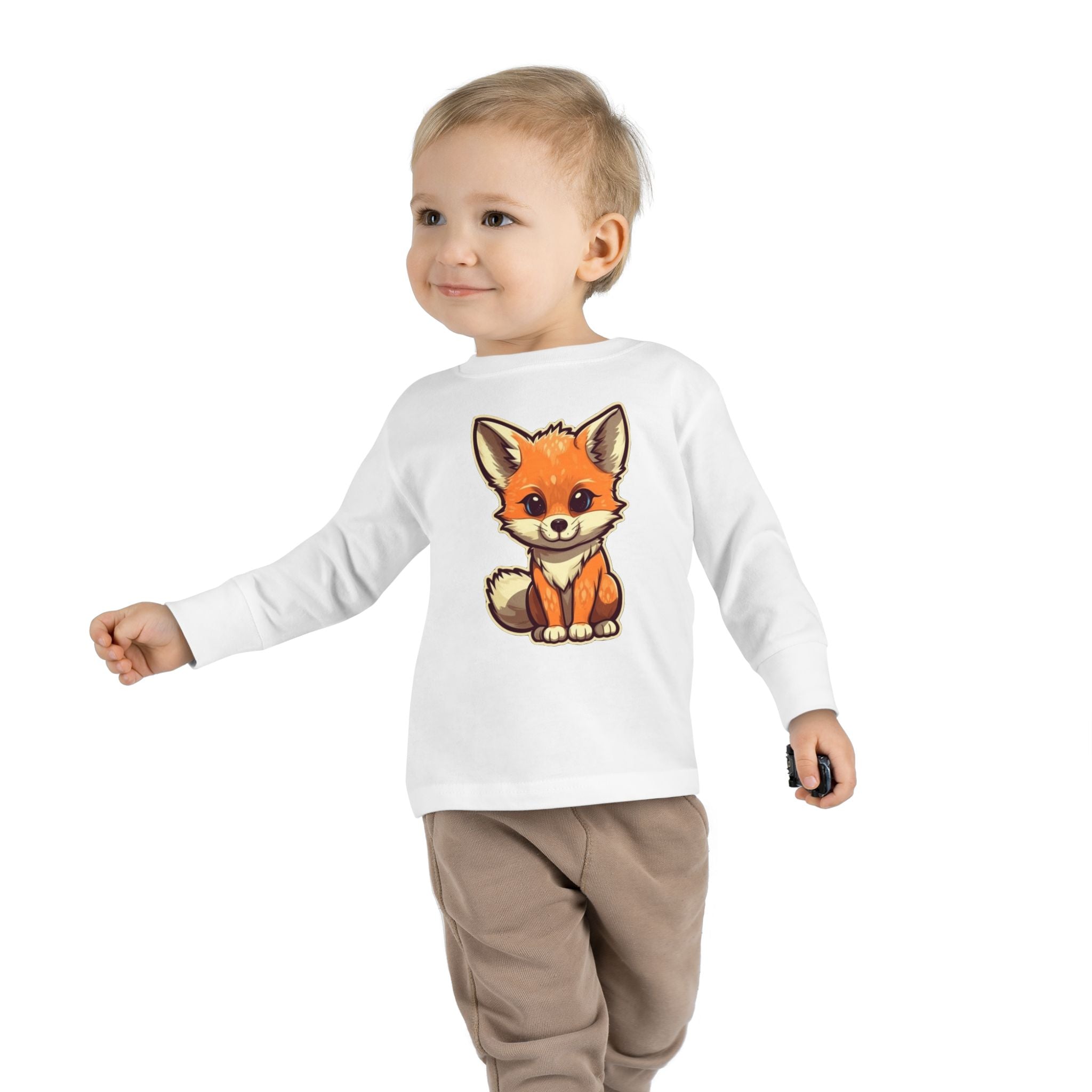 Toddler Long Sleeve Tee - Fox Pup
