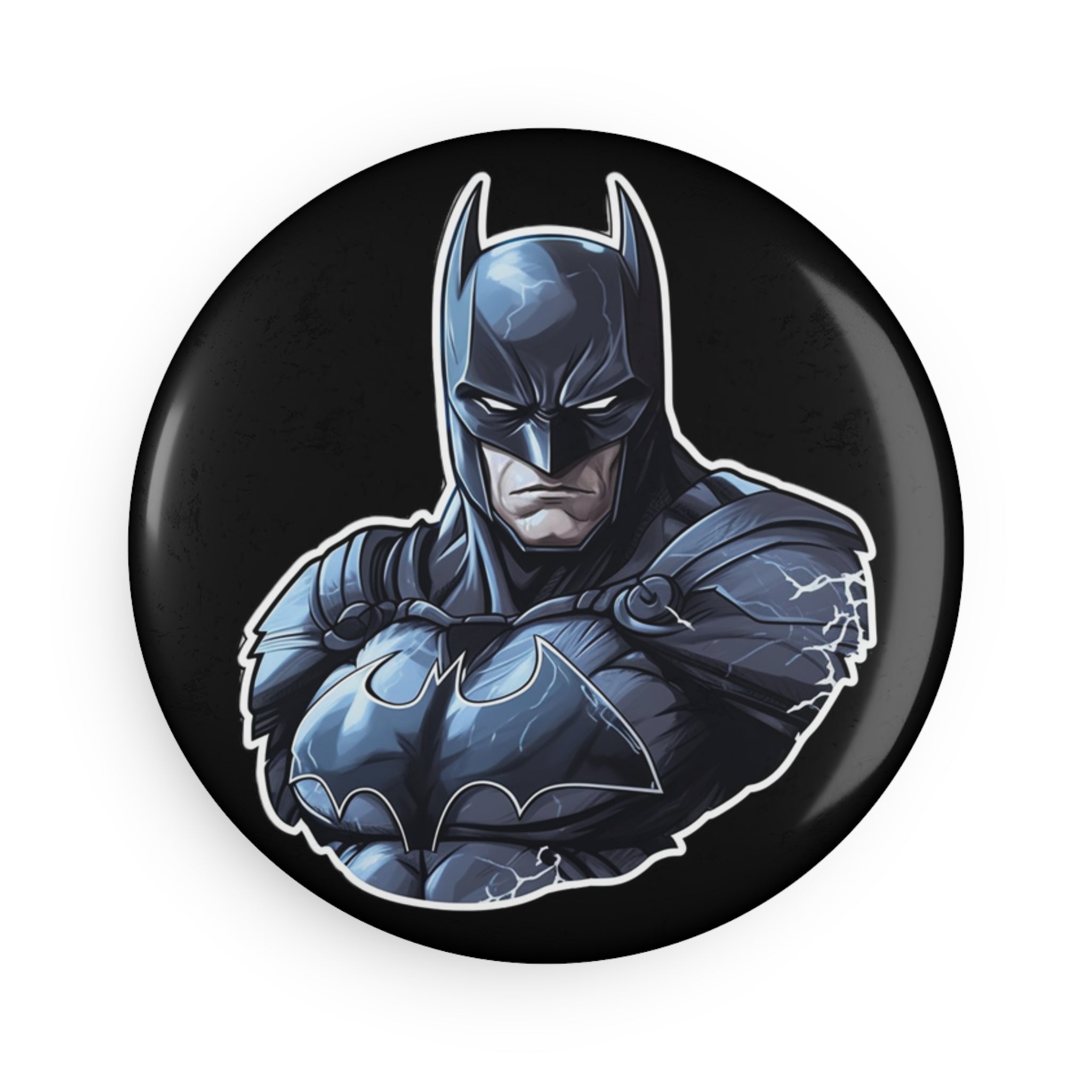 Button Magnet, Round (1 & 10 pcs) - Batman