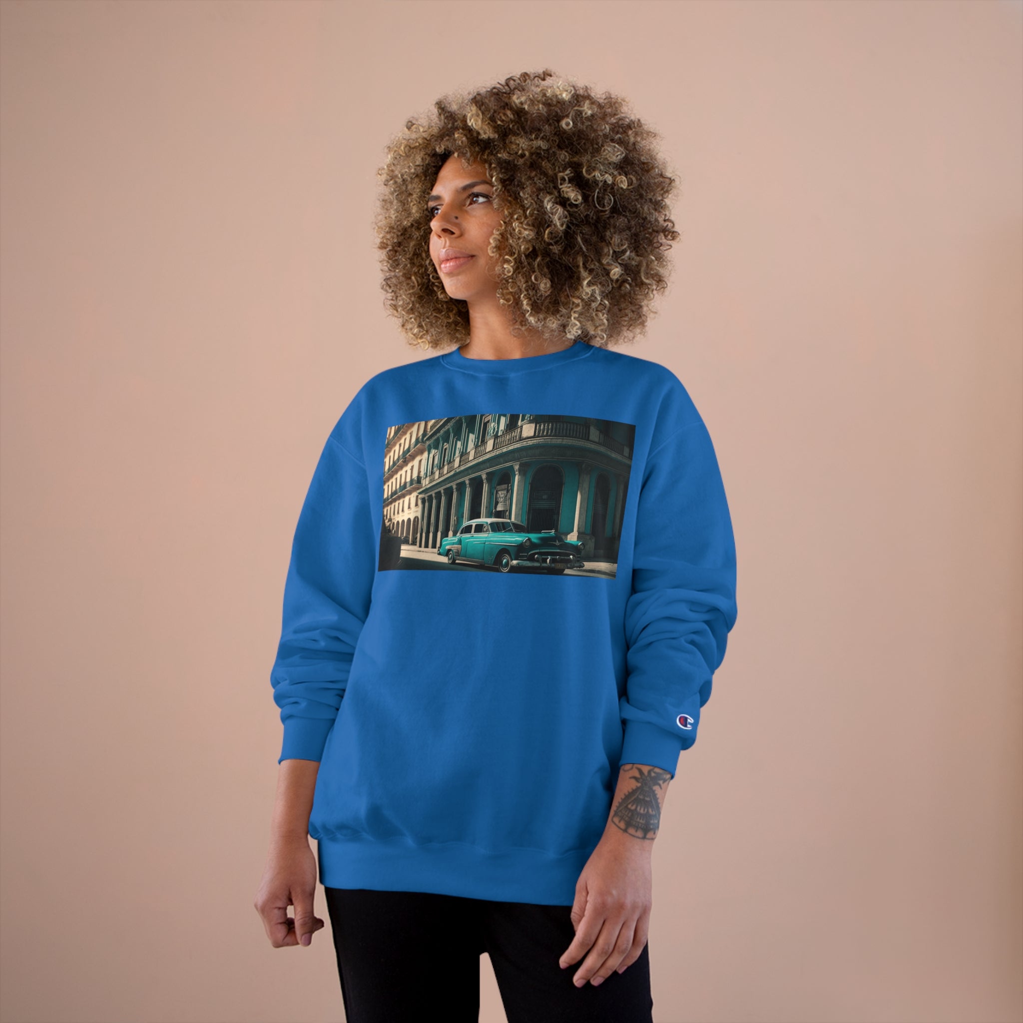 Champion Sweatshirt - Duotone Cities, Havana